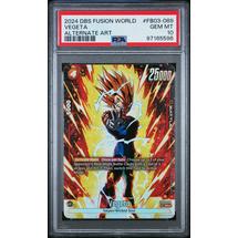 2024 Dragon Ball Super Card Game Fusion World Raging Roar Fb03-089 Vegeta Alternate Art PSA 10