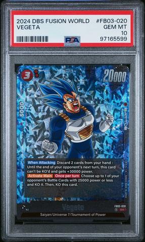 PSA 10 Vegeta Promo ABS-27 13th Anniversary Collection Super Dragon Ball  Heroes