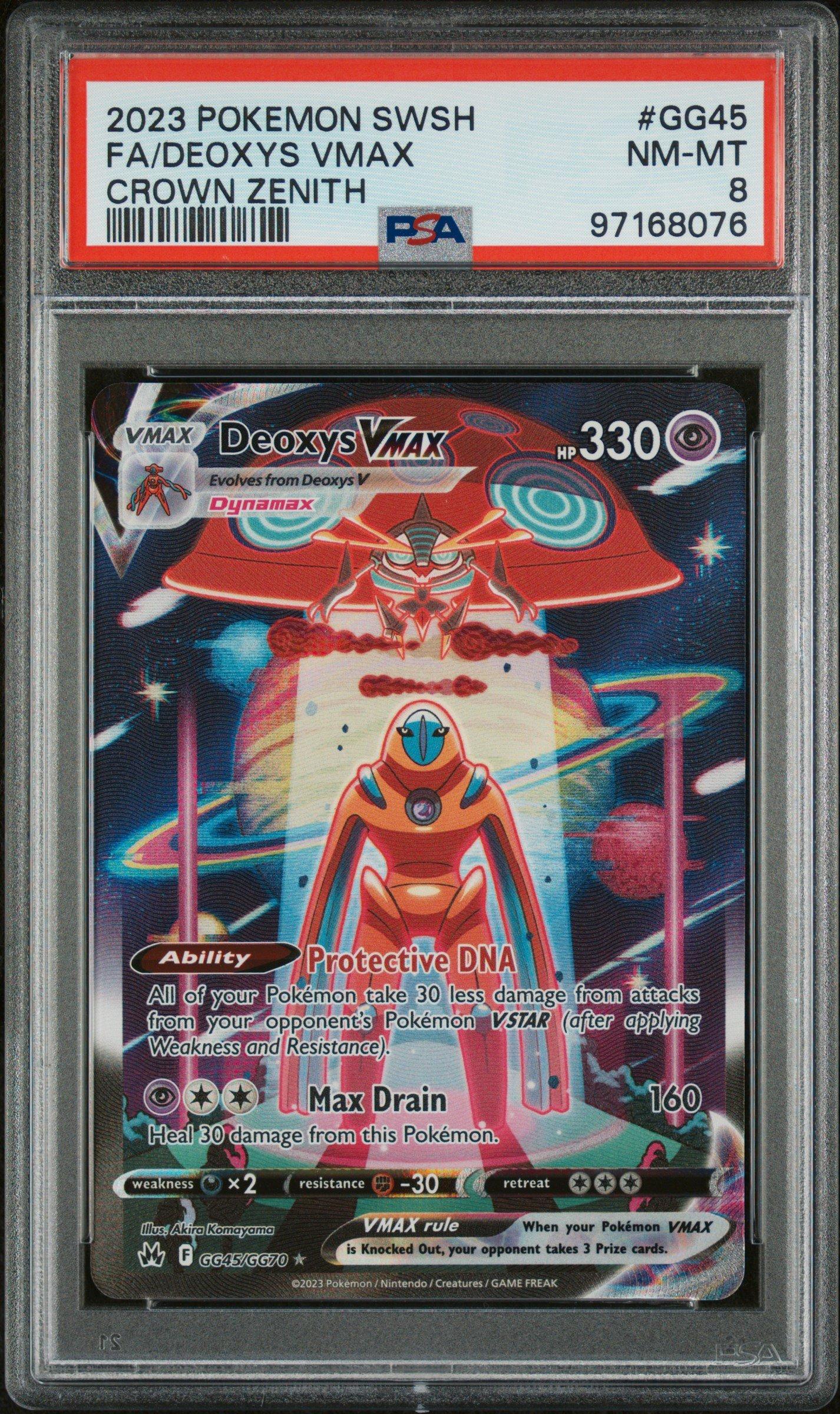 2023 Pokemon Sword And Shield Crown Zenith Gg45 Full Art/deoxys
