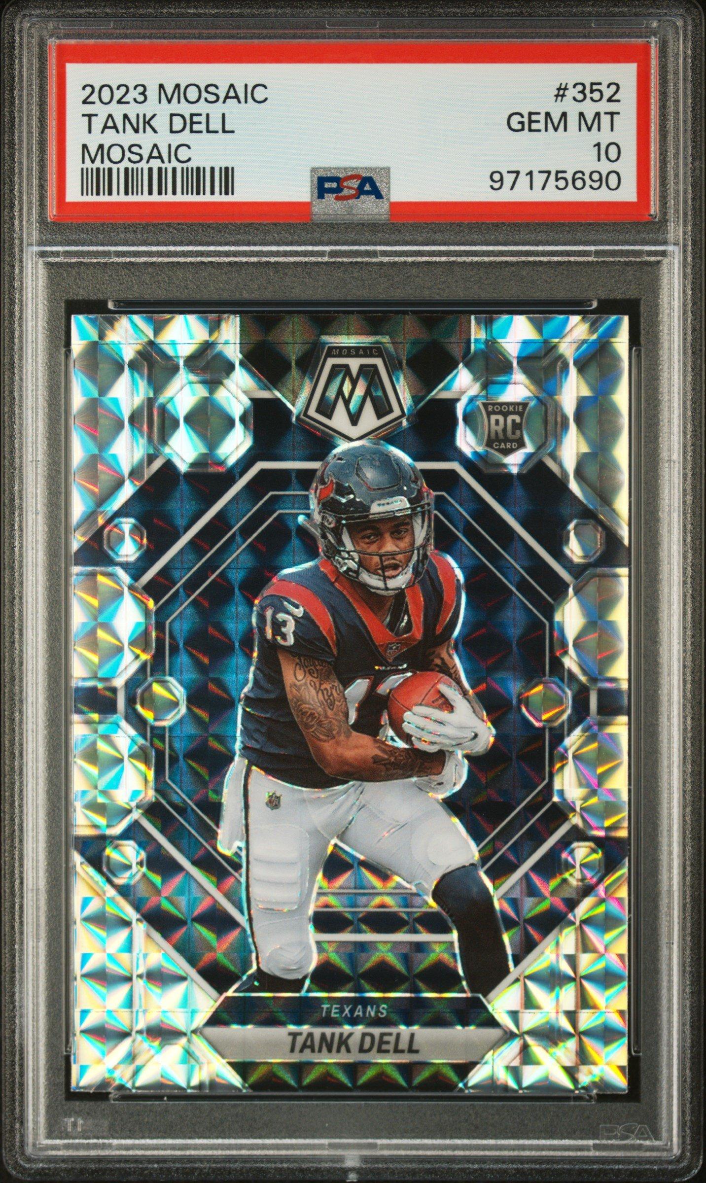 2023 Panini Mosaic 352 Tank Dell Mosaic PSA 10