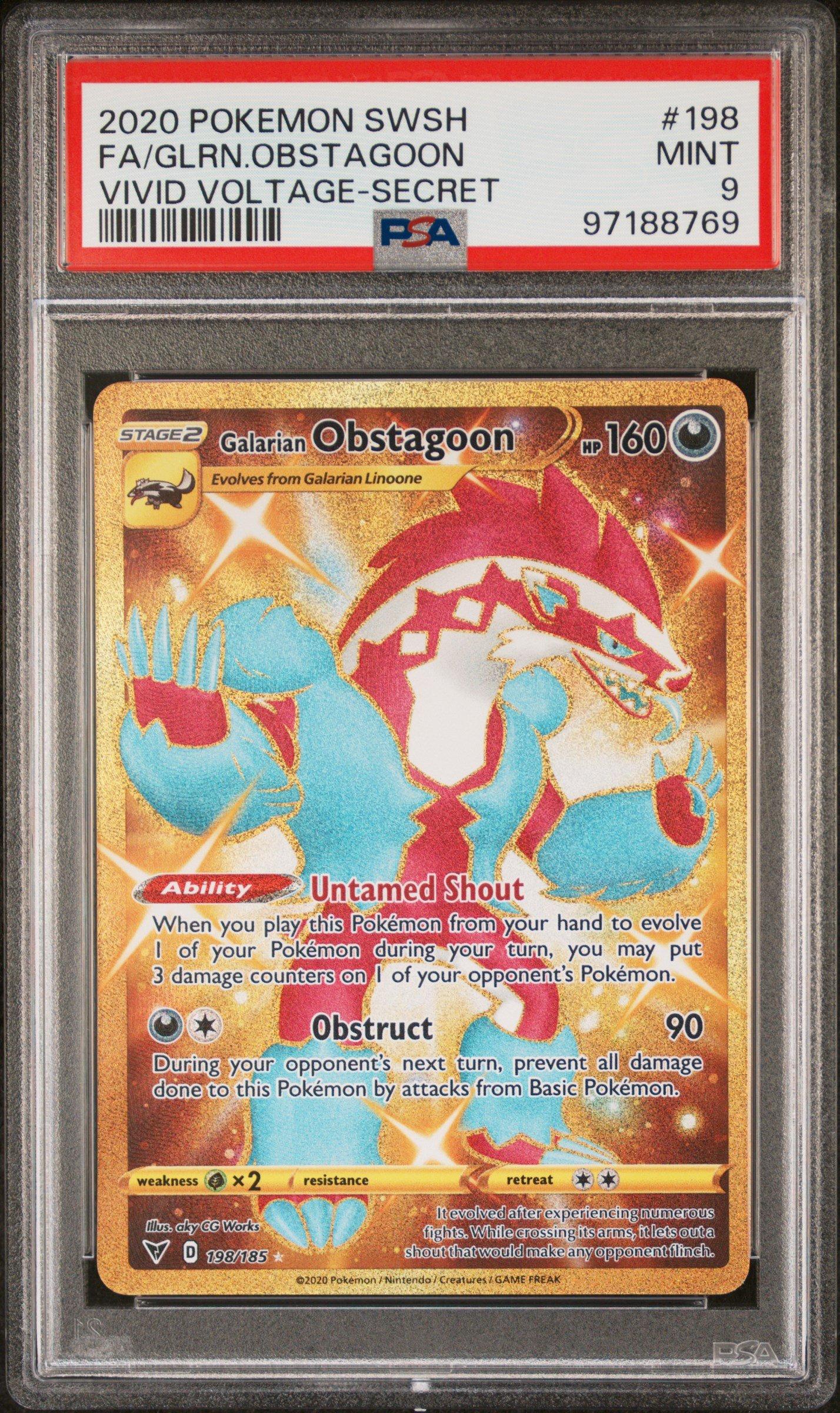 pokemon obstagoon card Pokemon Card - Champions Path 37/73