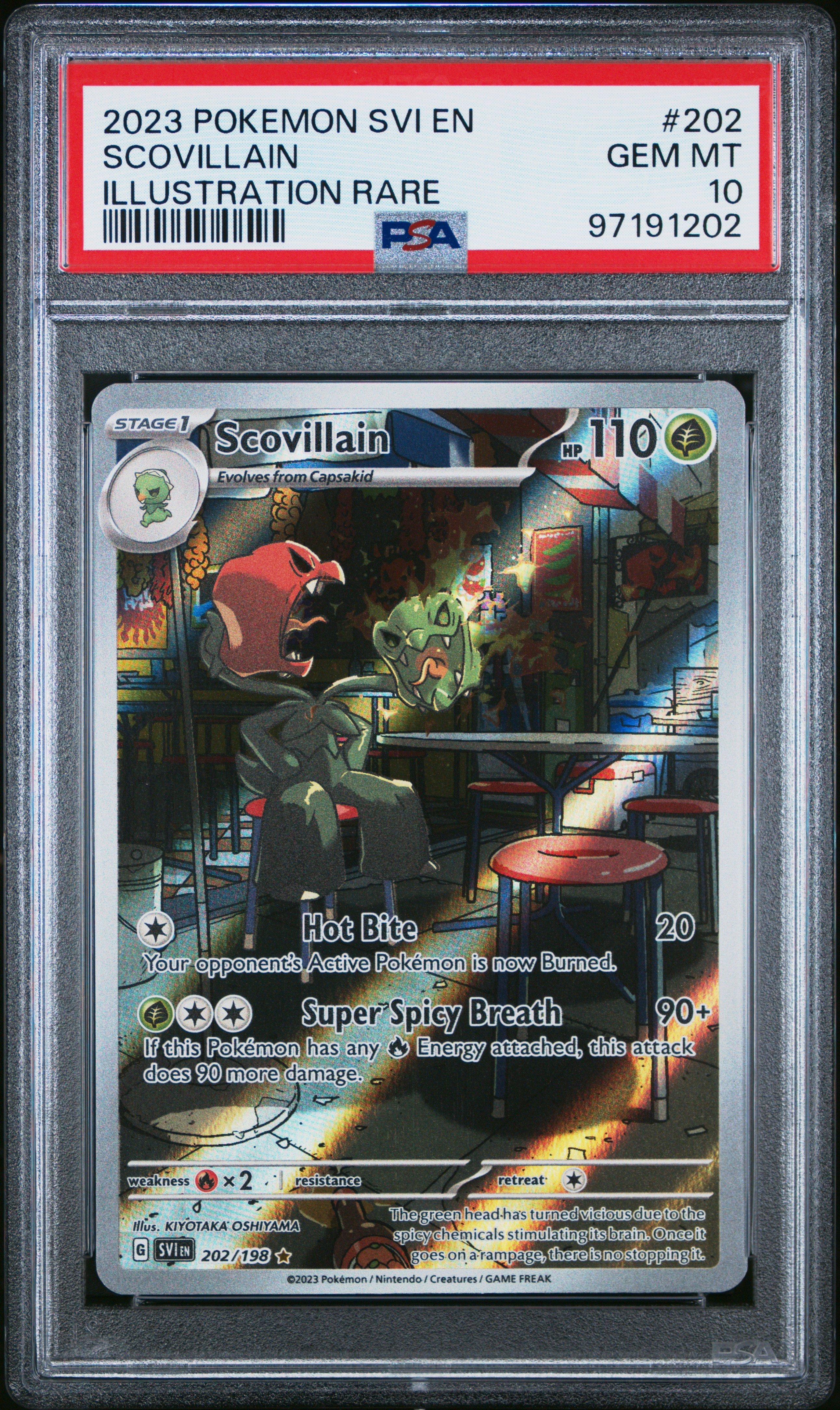 2023 Pokemon Svi En-scarlet & Violet 202 Scovillain Illustration