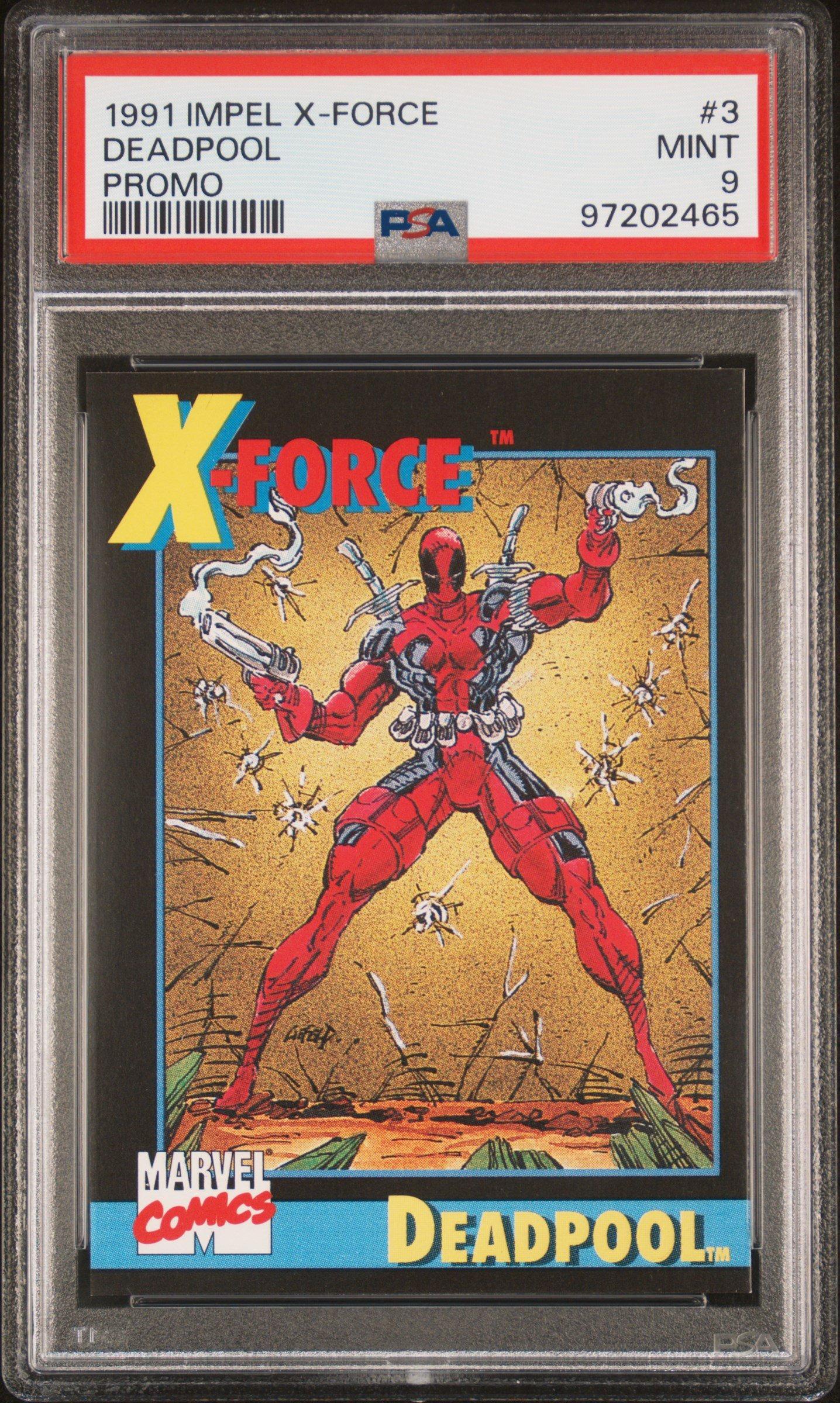 1991 Impel X-force Promo 3 Deadpool PSA 9