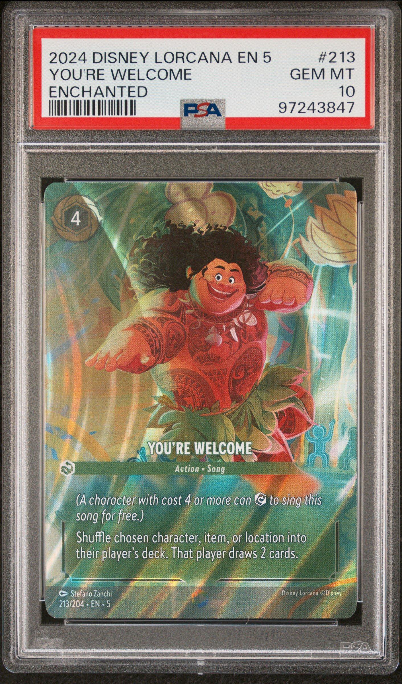 PSA10Disney Lorcana 大丈夫、家族がいる3204 PSA10Disney Lorcana 大丈夫、家族がいる3204 PSA10Disney Lorcana