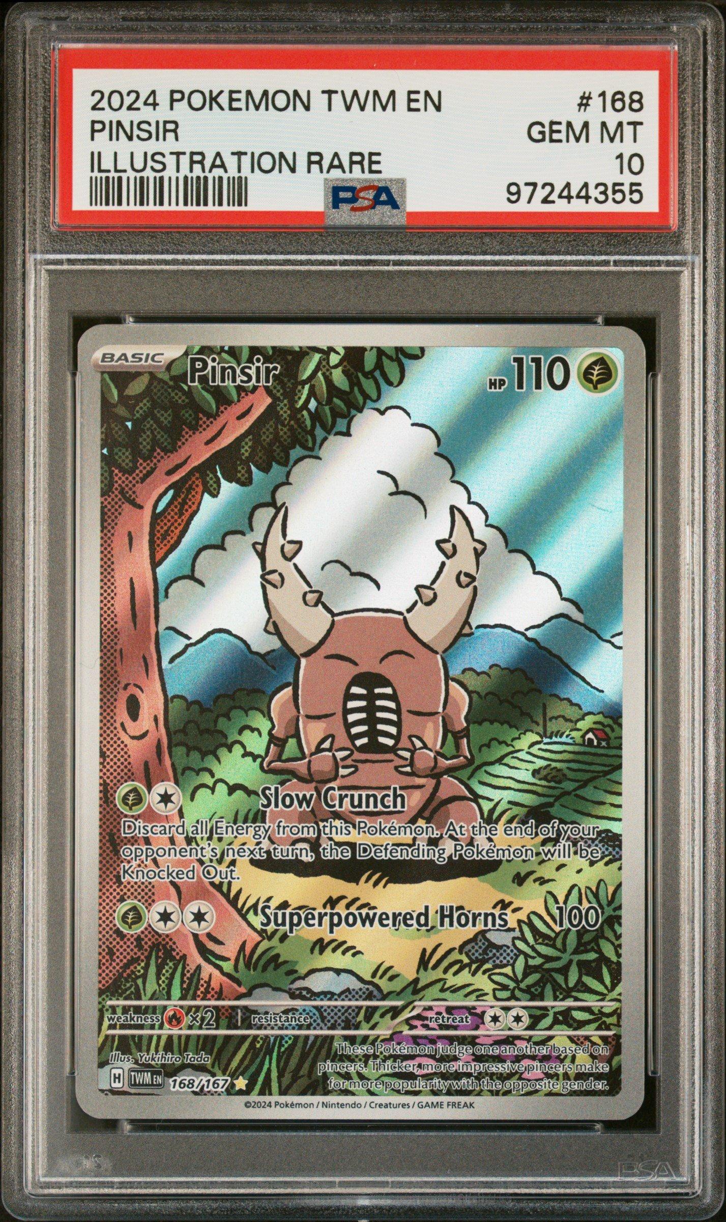 2024 Pokemon Twm En-twilight Masquerade 168 Pinsir Illustration