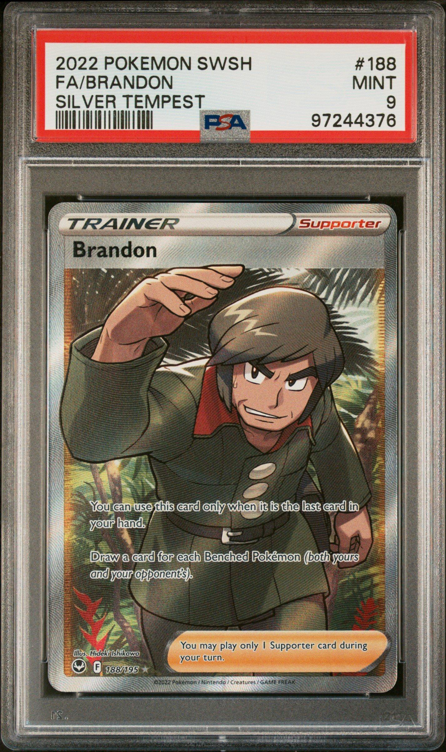 2022 Pokemon Sword & Shield Silver Tempest 188 Full Art/brandon