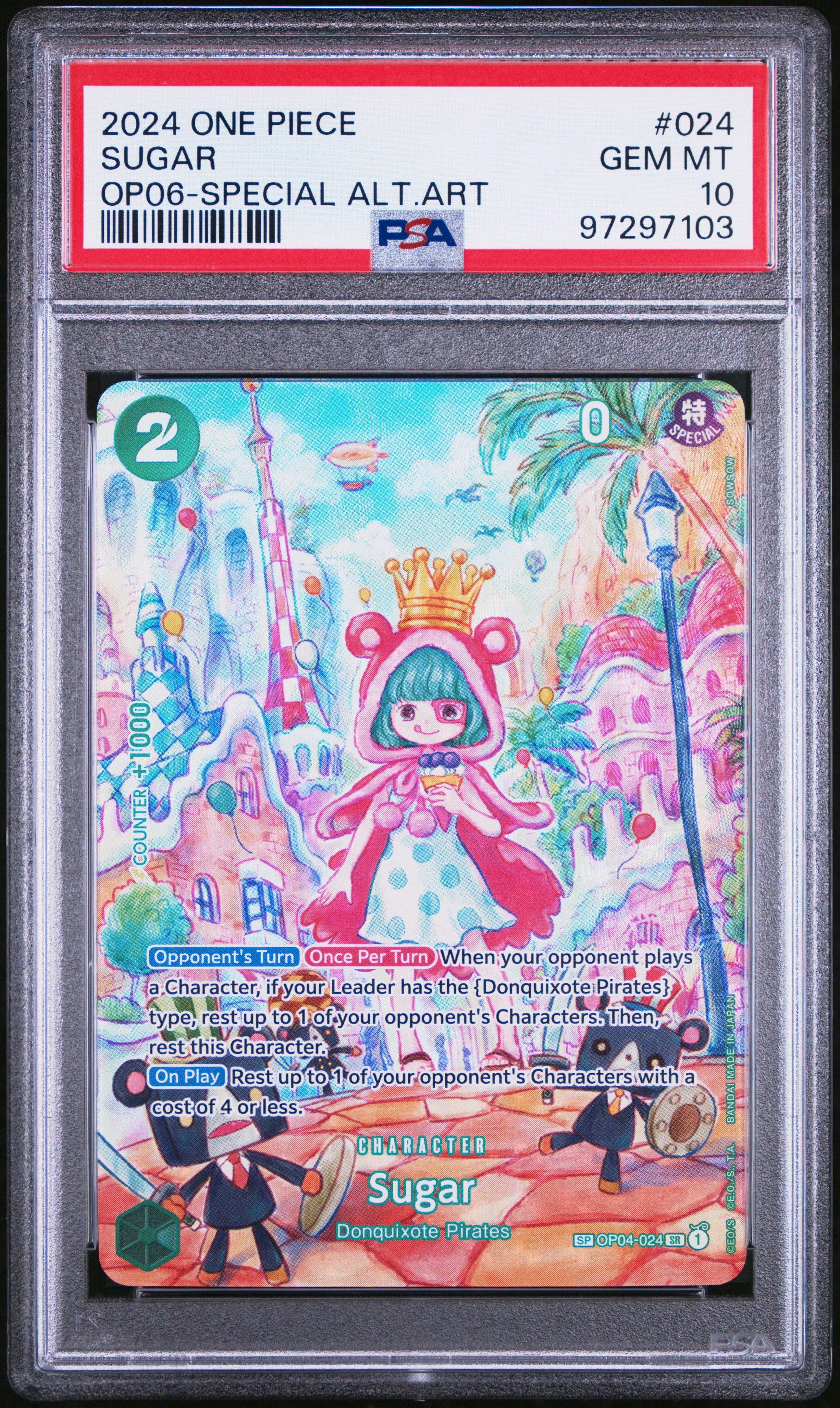 2023 ONE PIECE OP06 JP レベッカ PSA10 2023 ONE PIECE OP06 JP レベッカ PSA10 - メルカリ