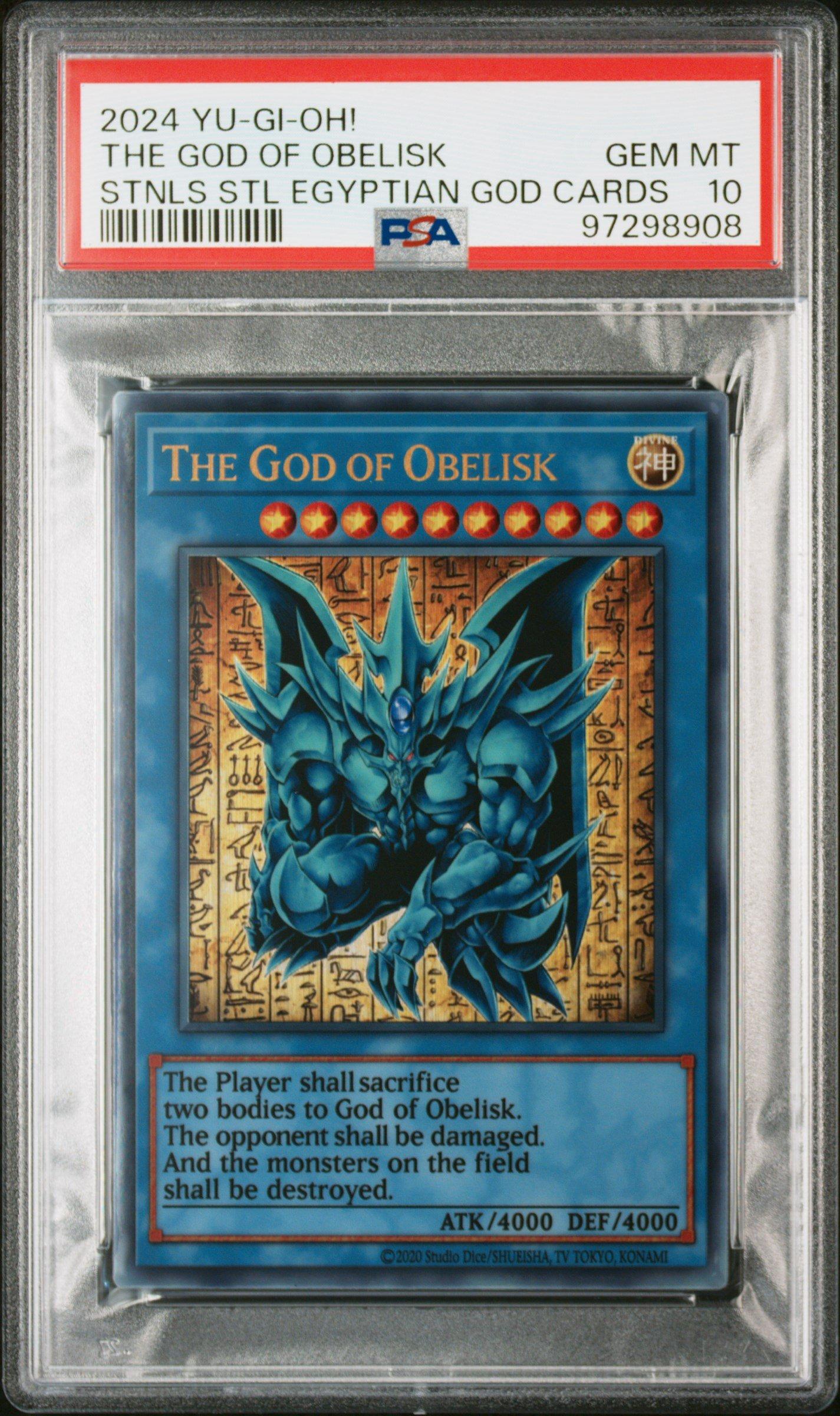 【PSA10】オベリスクの巨神兵　THE GOD OF OBELISK 2024 Yu-gi-oh! Stainless Steel Egyptian God Cards The God Of