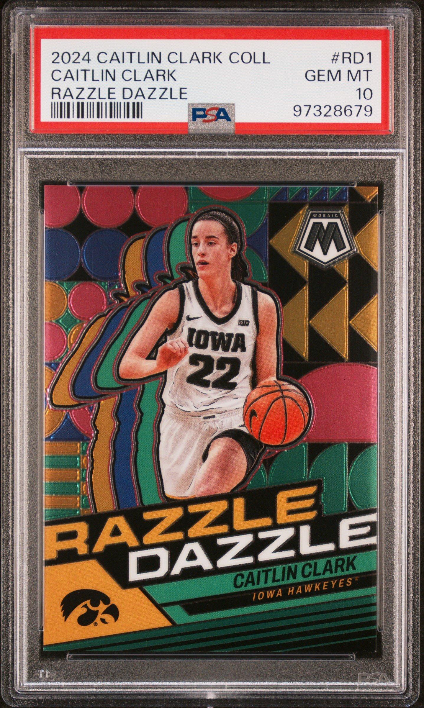 2024 Panini Caitlin Clark Collection Razzle Dazzle Rd1 Caitlin
