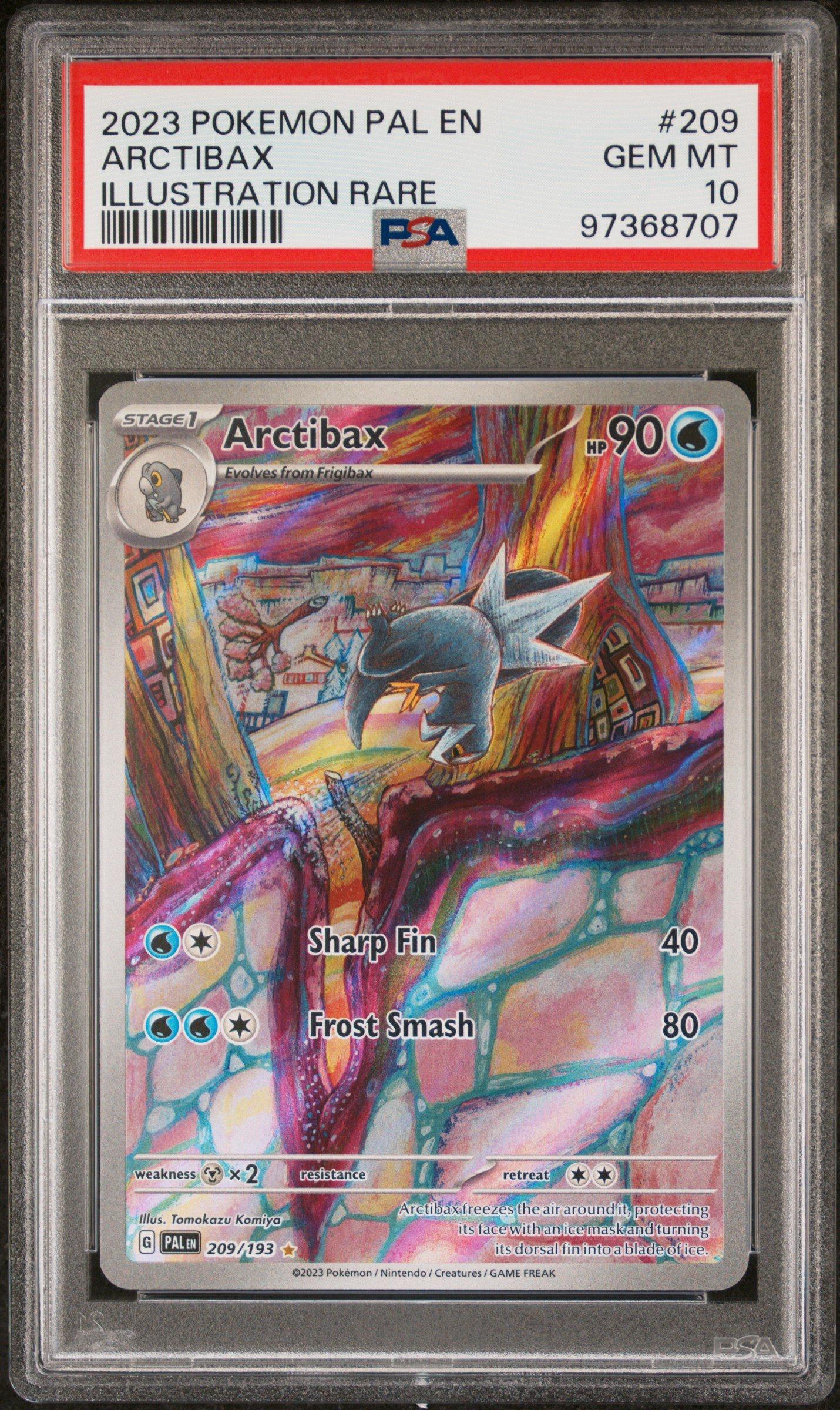2023 Pokemon Pal En-paldea Evolved 209 Arctibax Illustration Rare PSA 10  Graded Card | GameStop