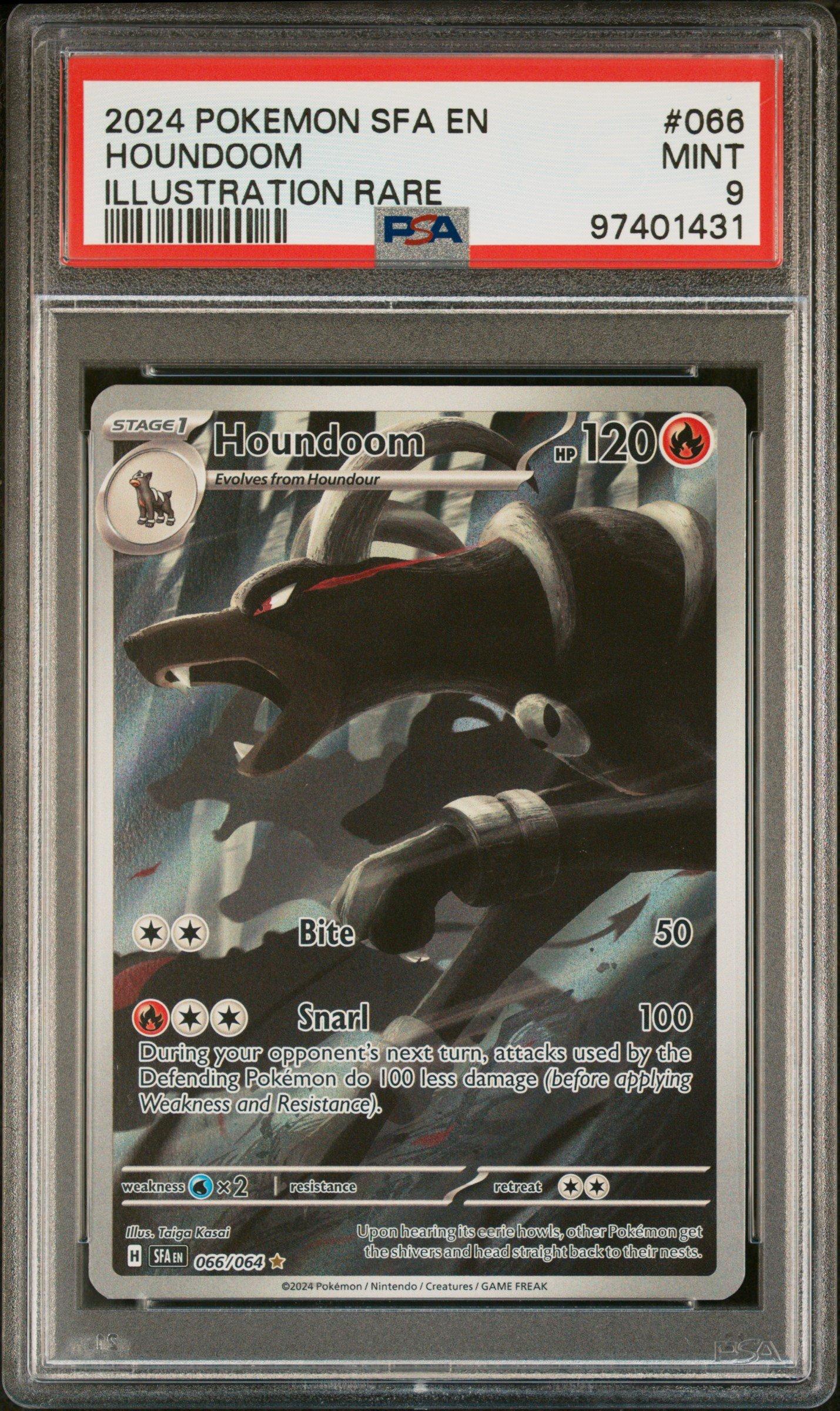2024 Pokemon Sfa En-shrouded Fable 066 Houndoom Illustration Rare