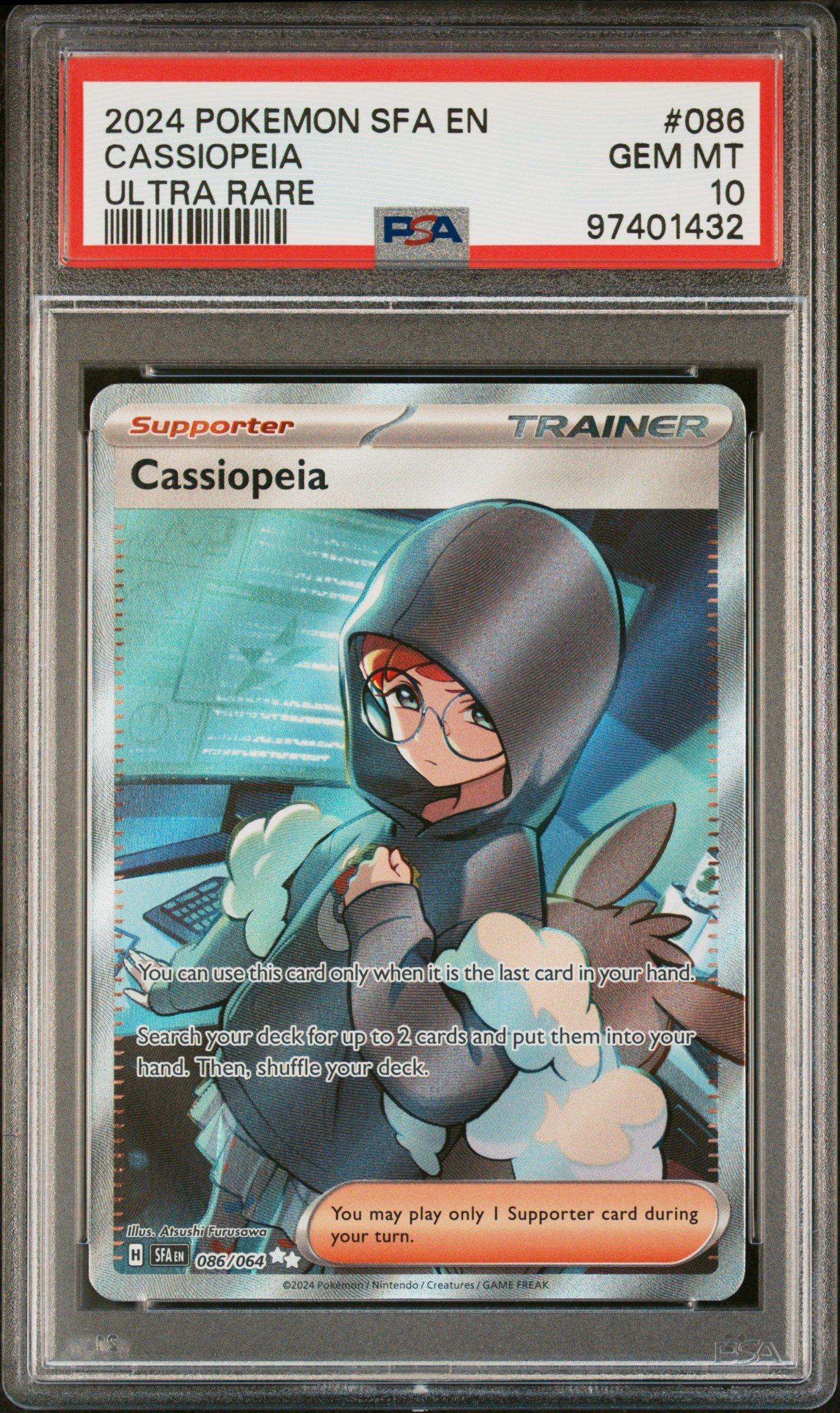 GameStop 2024 Pokemon Sfa En-shrouded Fable 086 Cassiopeia Ultra 