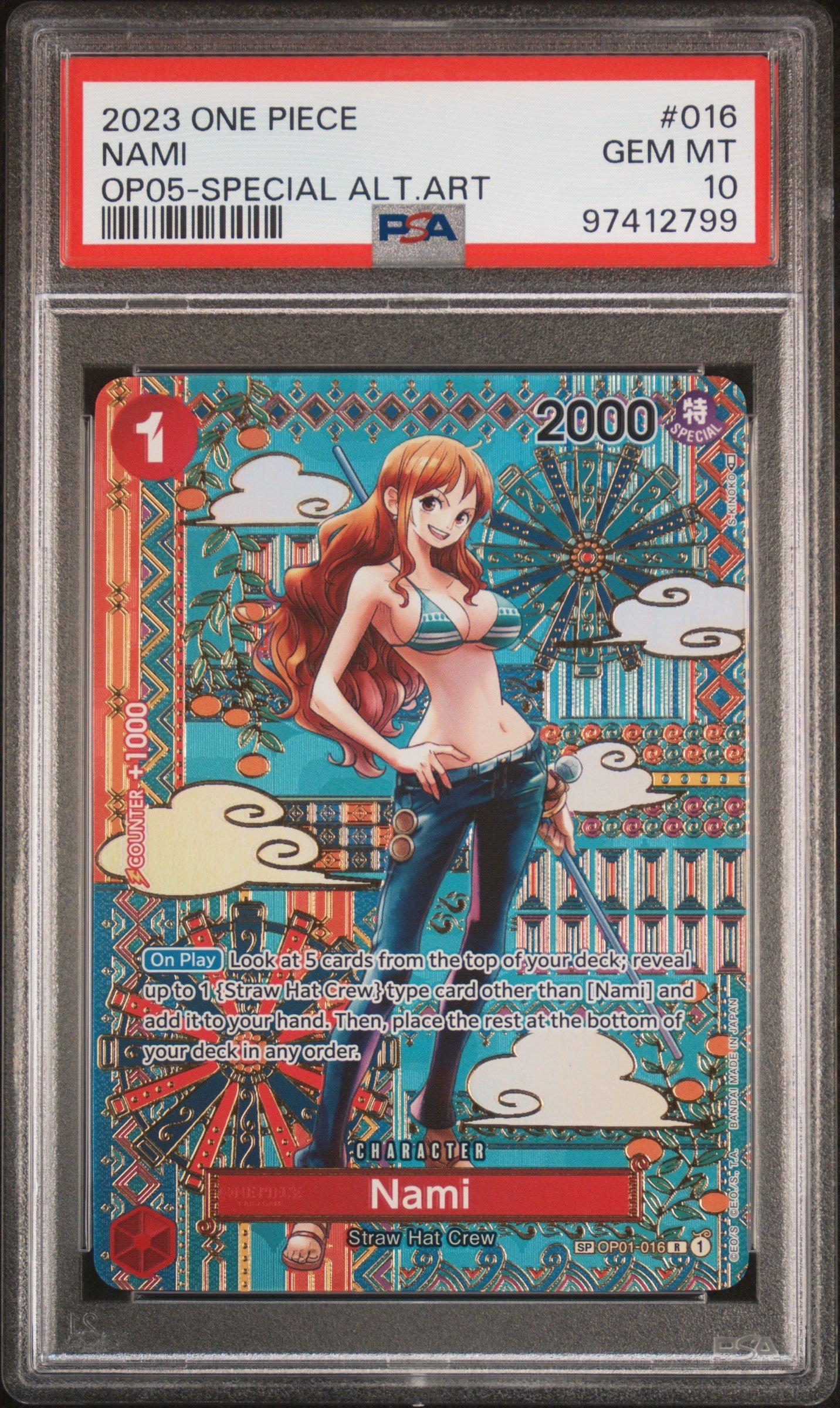 エ*ル様 2022 ONE PIECE ナミ GEM MT #016 Nami OP01-016 Special Parallel Awakening of the New Era ONE PIECE