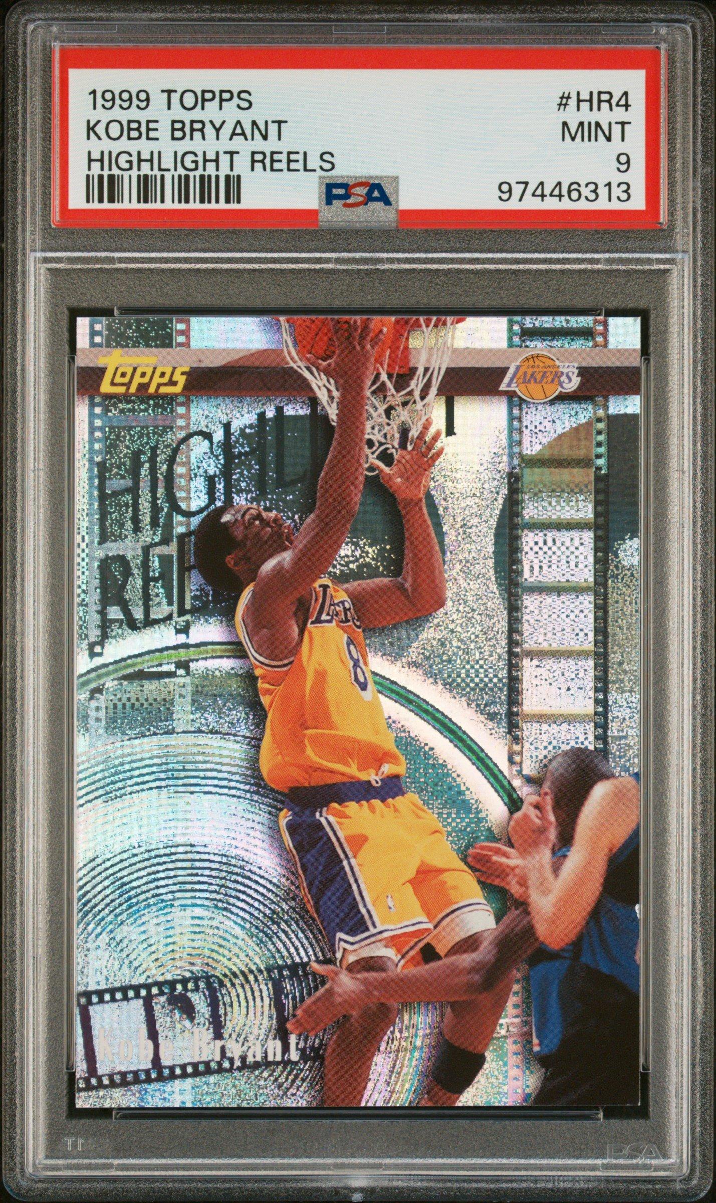 1999 Topps Highlight Reels Hr4 Kobe Bryant PSA 9