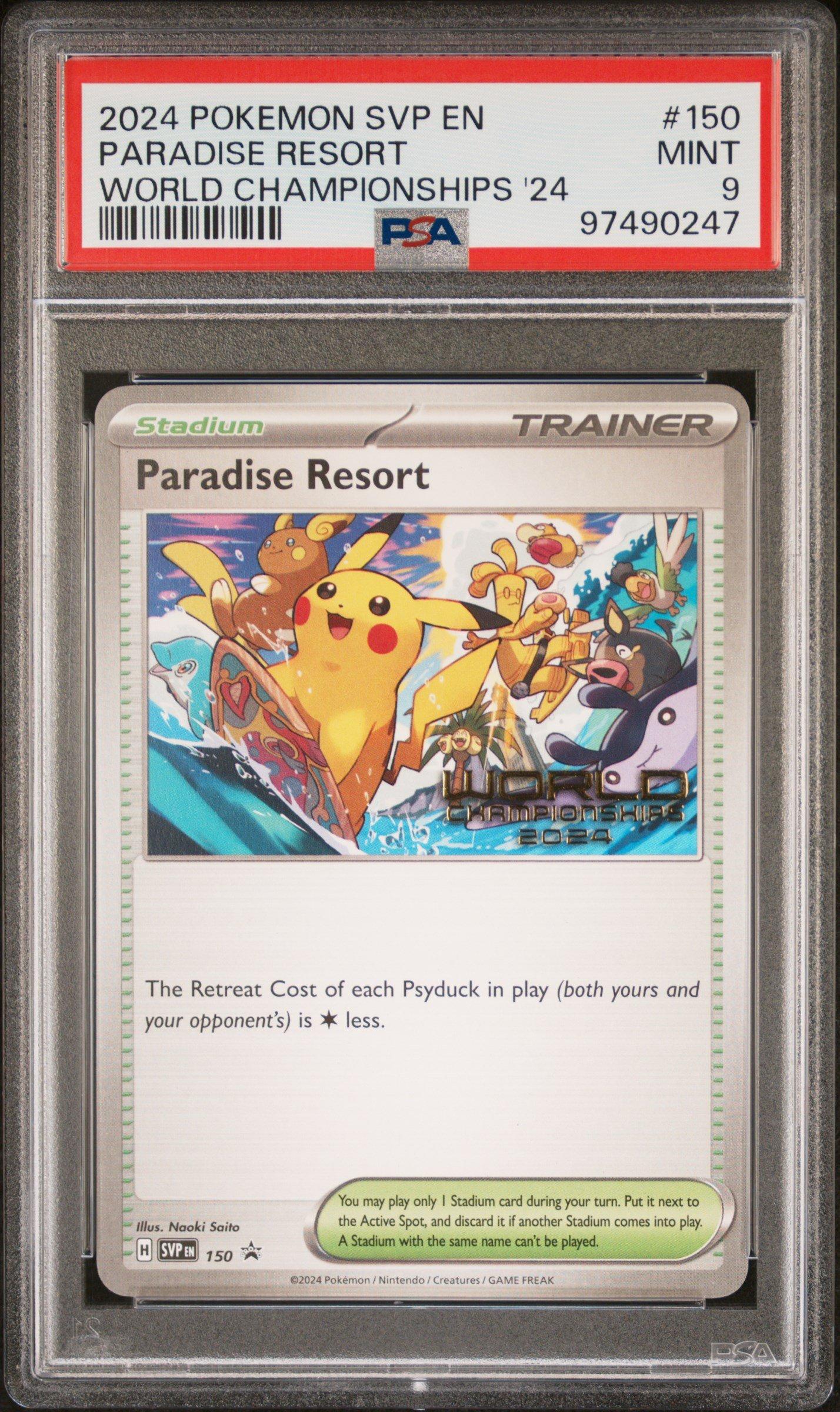 2024 Pokemon Svp En-sv Black Star Promo 150 Paradise Resort World
