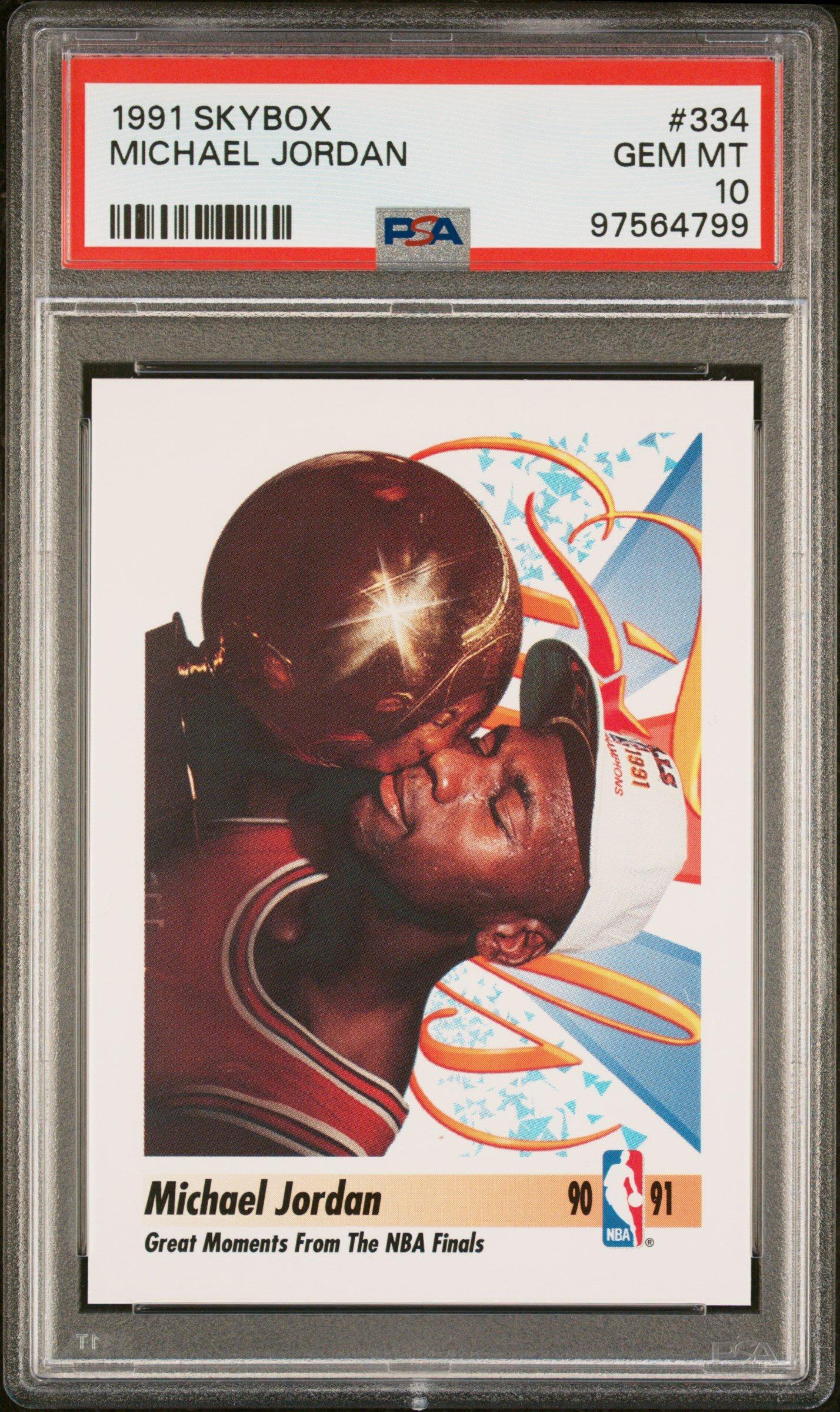 1991 Skybox 334 Michael Jordan PSA 10