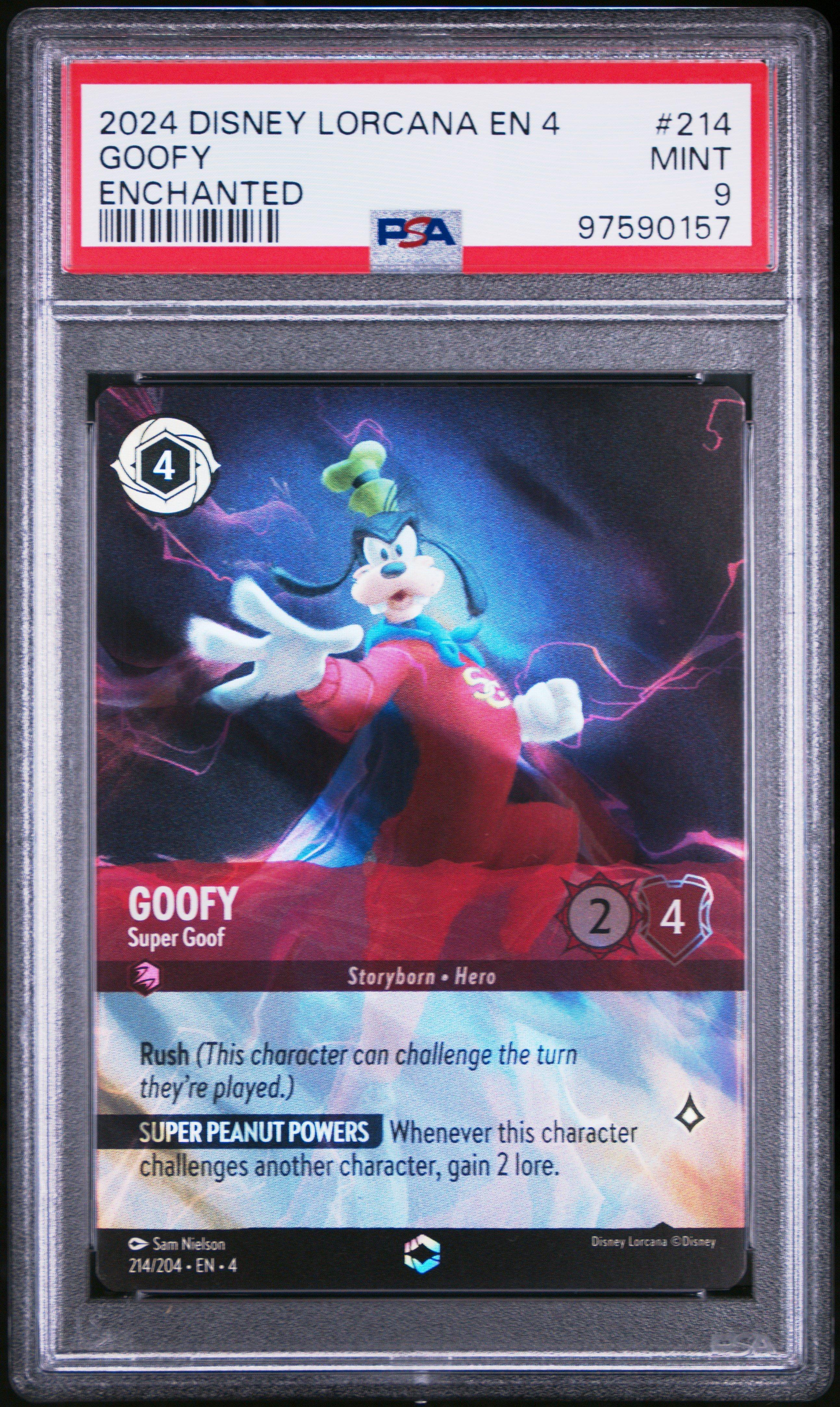 2024 Disney Lorcana En 4-ursula's Return 214 Goofy - Super Goof