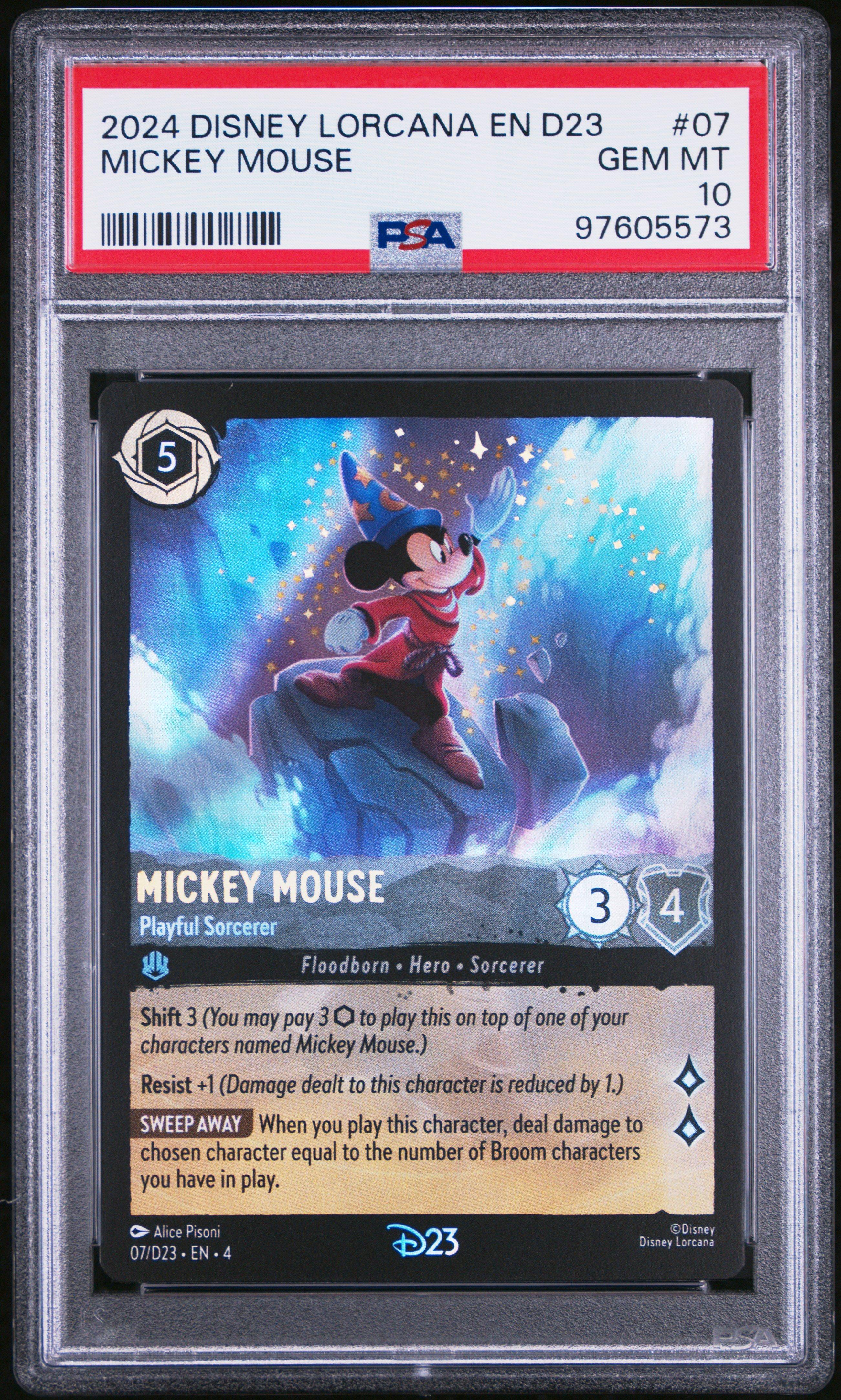2024 Disney Lorcana En D23-d23 Expo Promo 07 Mickey Mouse