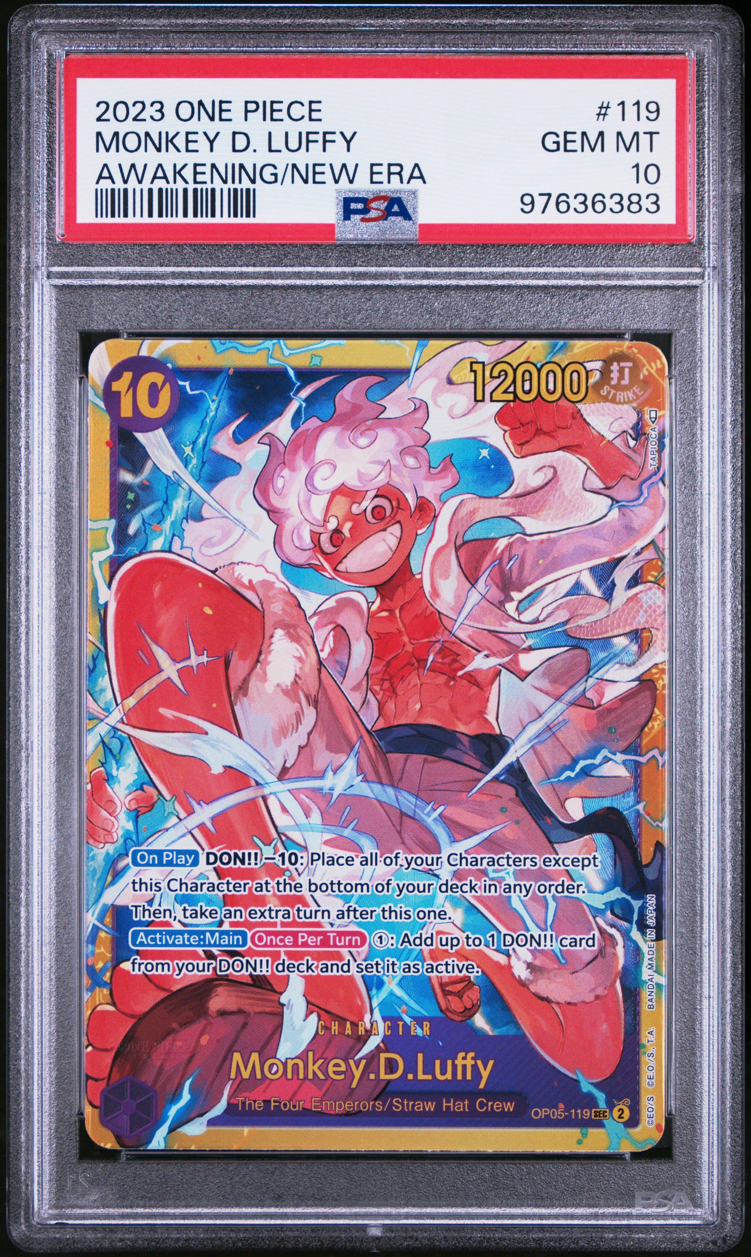 2023 ONE PIECE ペローナ PSA 10 PSA 10 Perona EB03-045 SP SR Parallel ONE PIECE Card Heroines