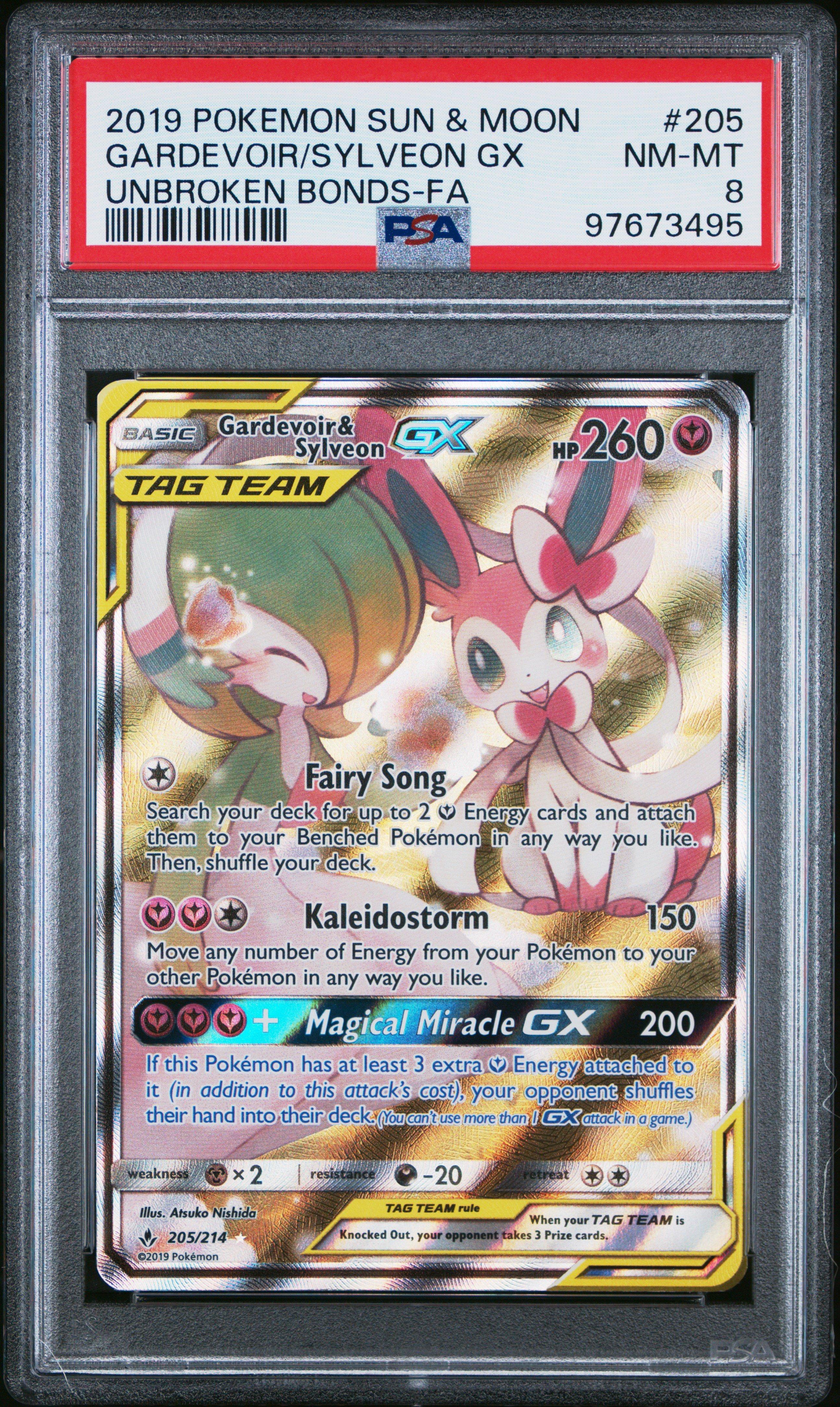 2019 Pokemon Sun & Moon Unbroken Bonds 205 Full Art