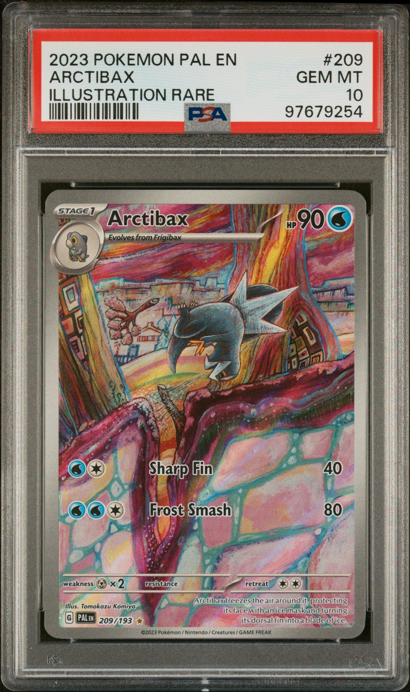 2023 Pokemon Pal En-paldea Evolved 209 Arctibax Illustration 2023 Pokemon Pal En-paldea Evolved 209 Arctibax Illustration