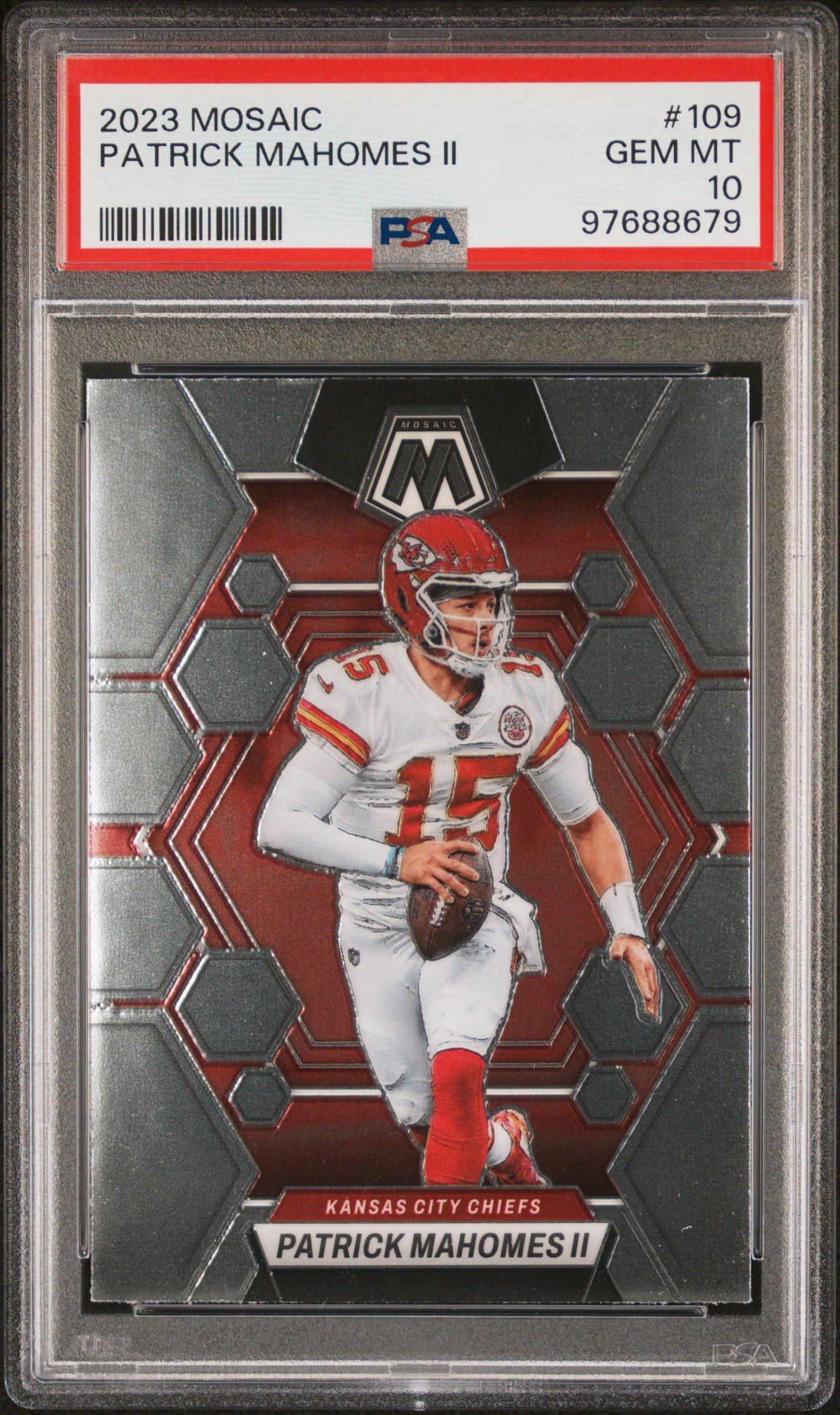 2023 Panini Mosaic 109 Patrick Mahomes Ii PSA 10