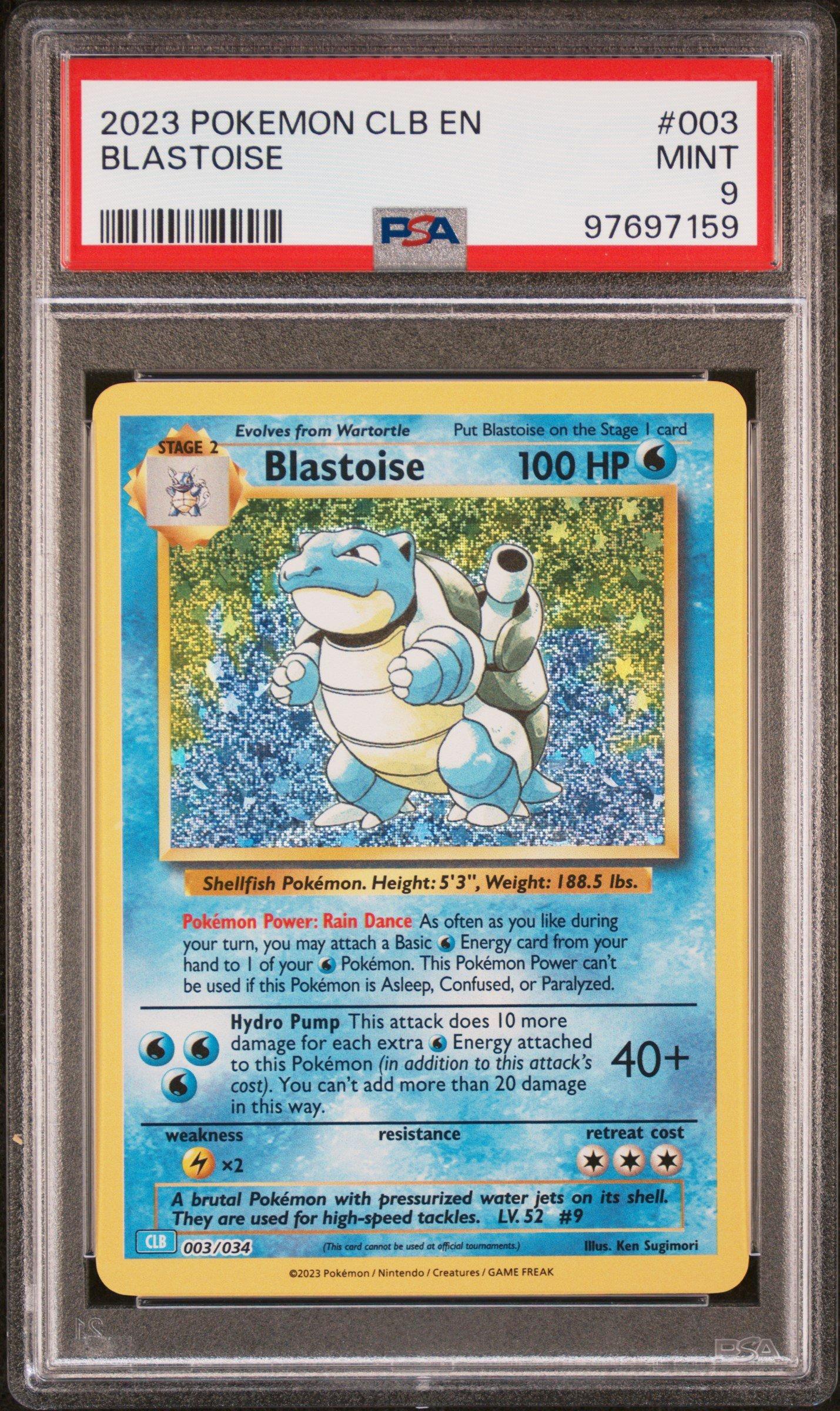 2023 Pokemon Clbtrading Card Game Classic Blastoise & Suicune Ex Deck