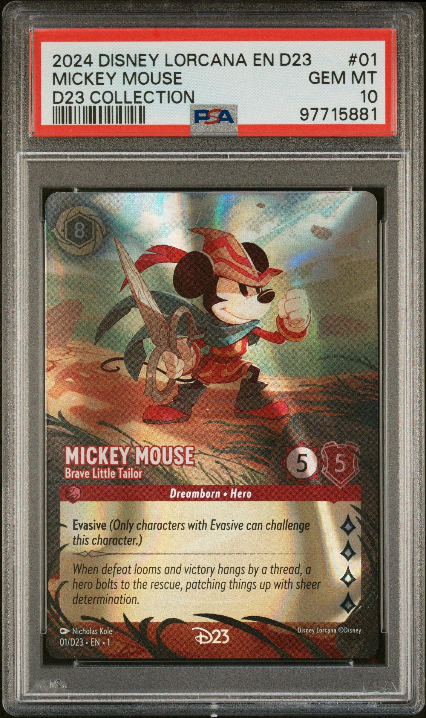 ロルカナ　D23 expo2024 ミッキー D23 2024 Disney Lorcana Promo Sorcerer Mickey Card Exclusive In