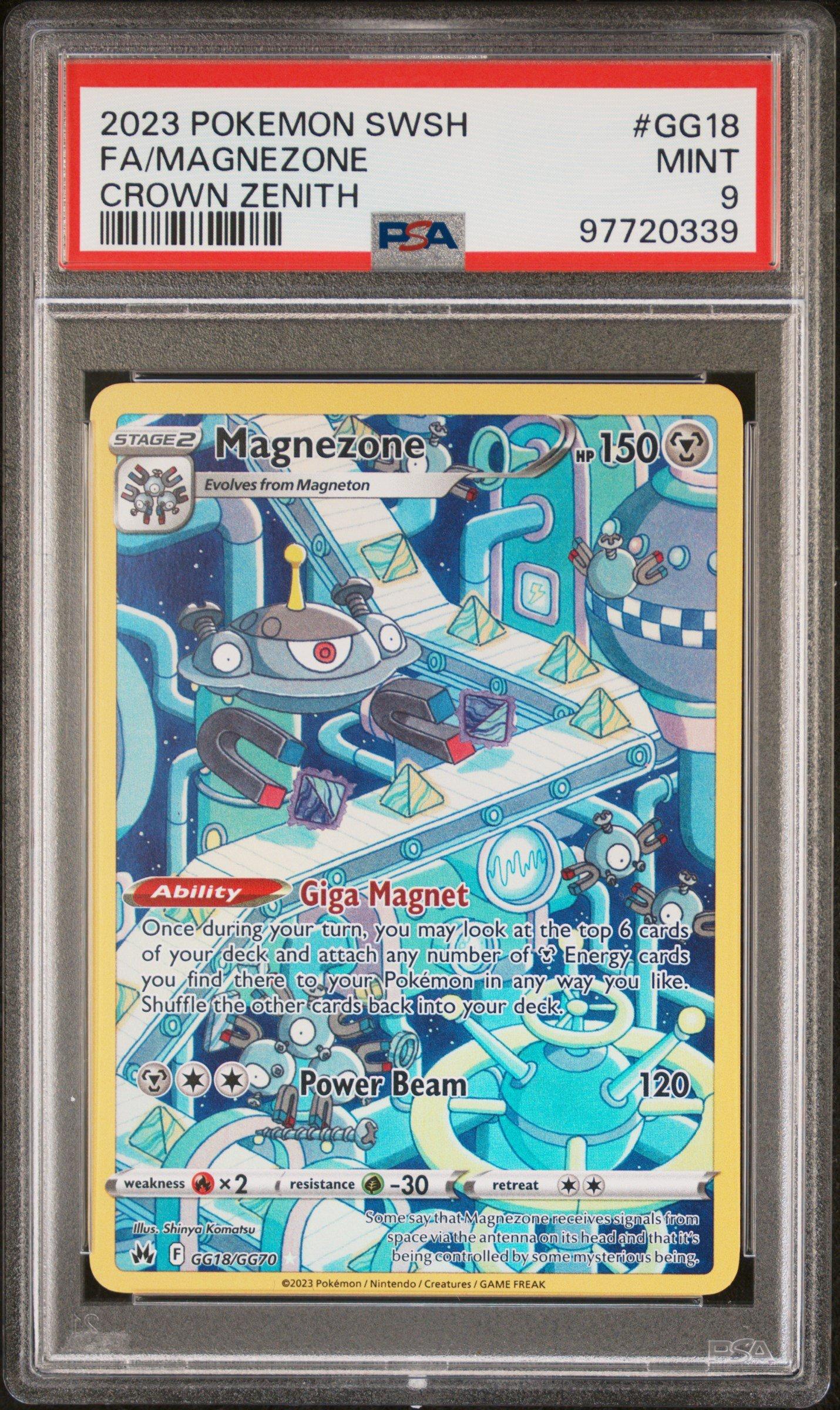 2023 Pokemon Sword And Shield Crown Zenith Gg18 Full Art/magnezone