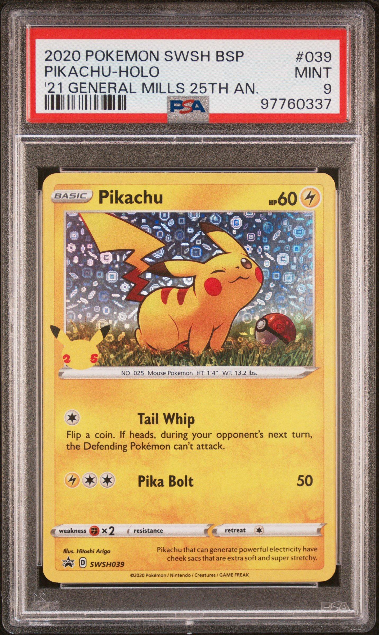 2020 Pokemon Swsh Black Star Promo 039 Pikachu-holo 2021 General
