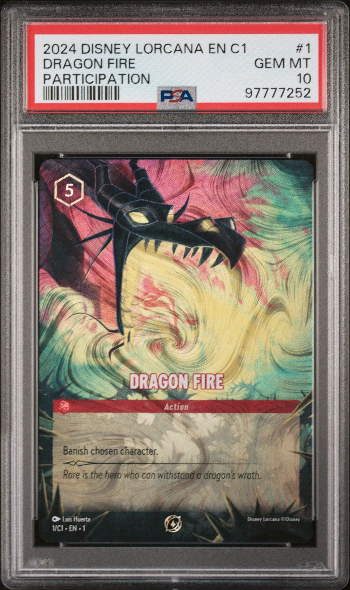 2024 Disney Lorcana En C1-lorcana Challenge Promo 1 Dragon