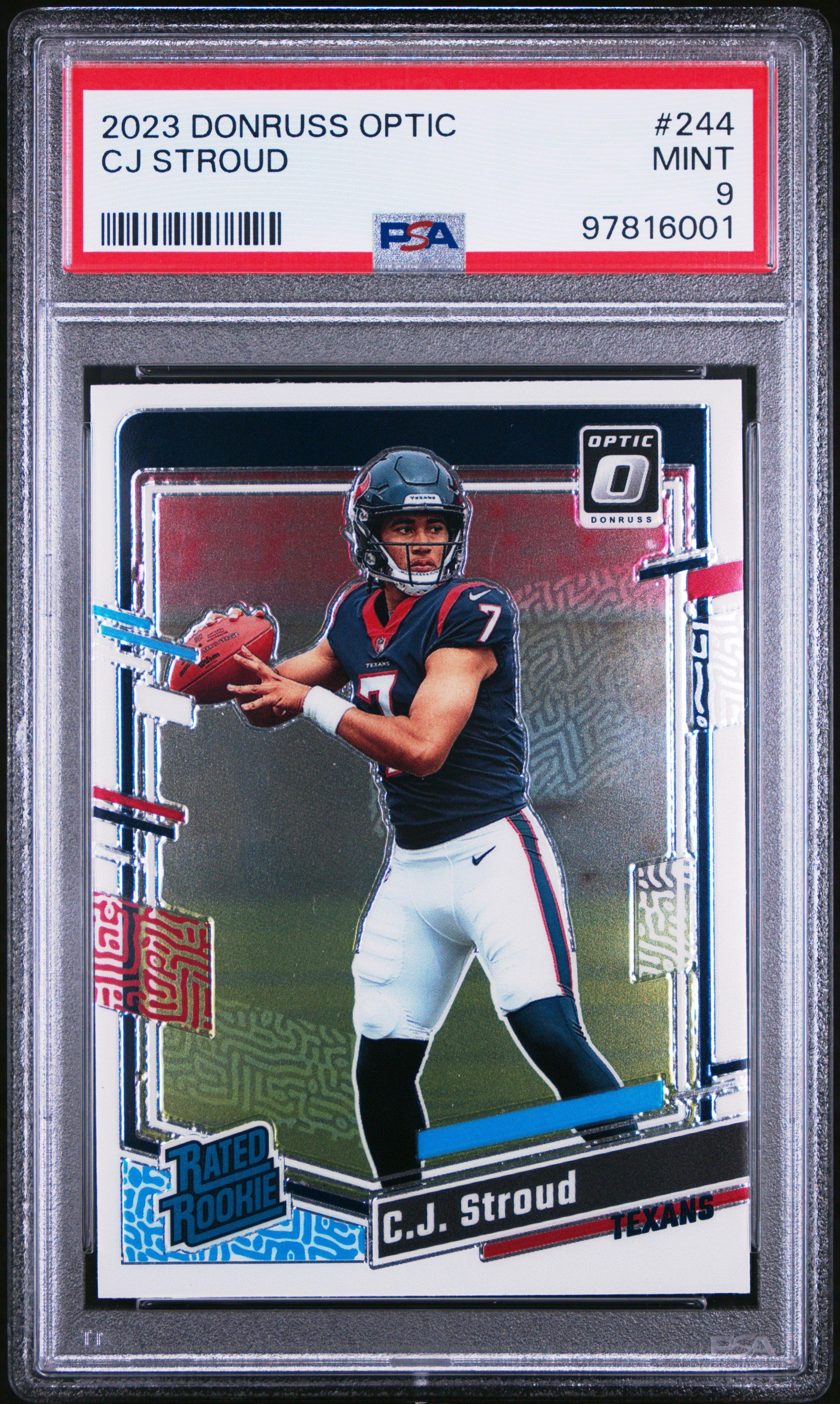 2023 Panini Donruss Optic 244 Cj Stroud PSA 9 Graded Card | GameStop