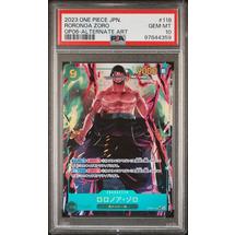 2023 One Piece Japanese Wings Of The Captain 118 Roronoa Zoro Alternate Art PSA 10