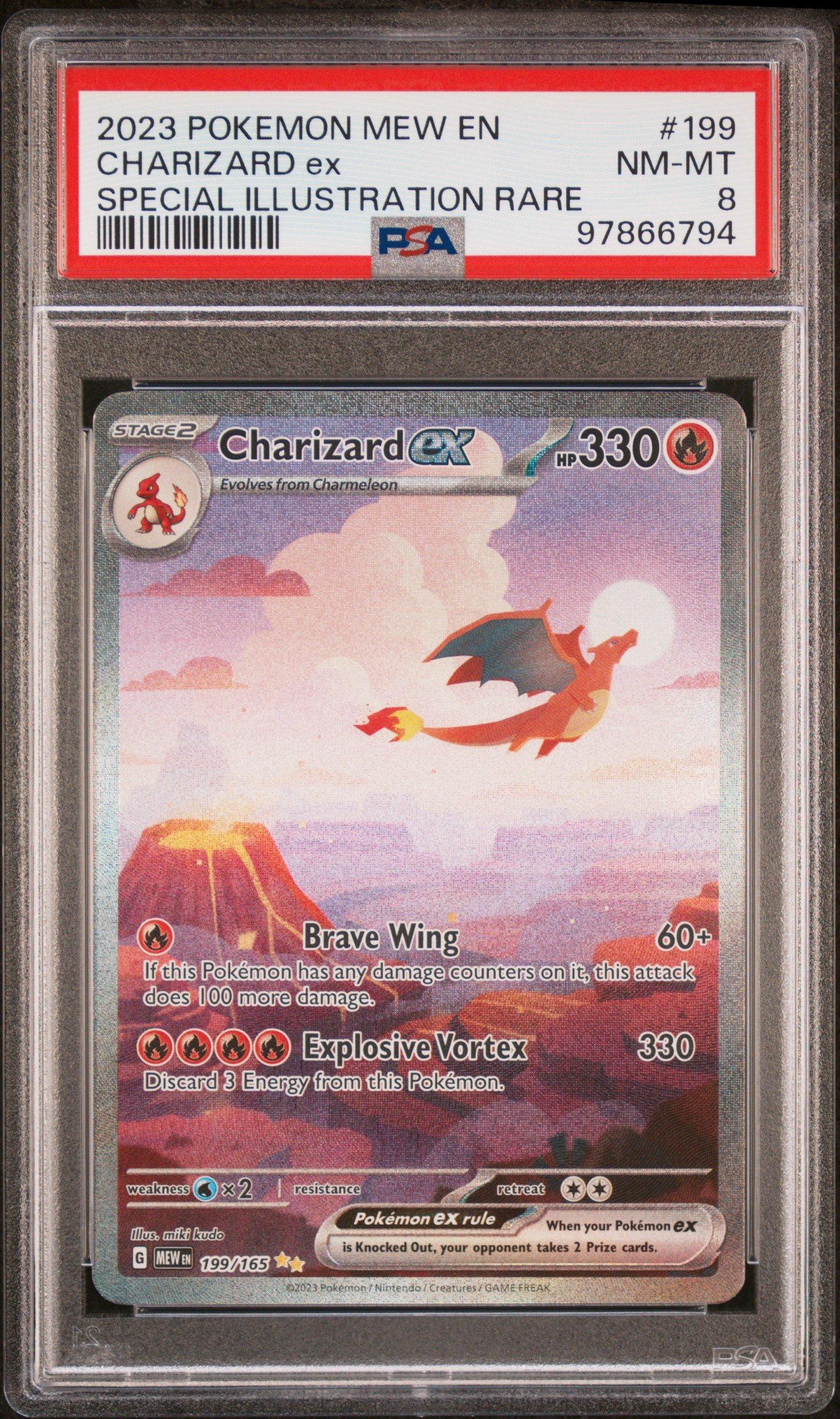 2023 Pokemon Mew En-151 199 Charizard Ex Special Illustration Rare