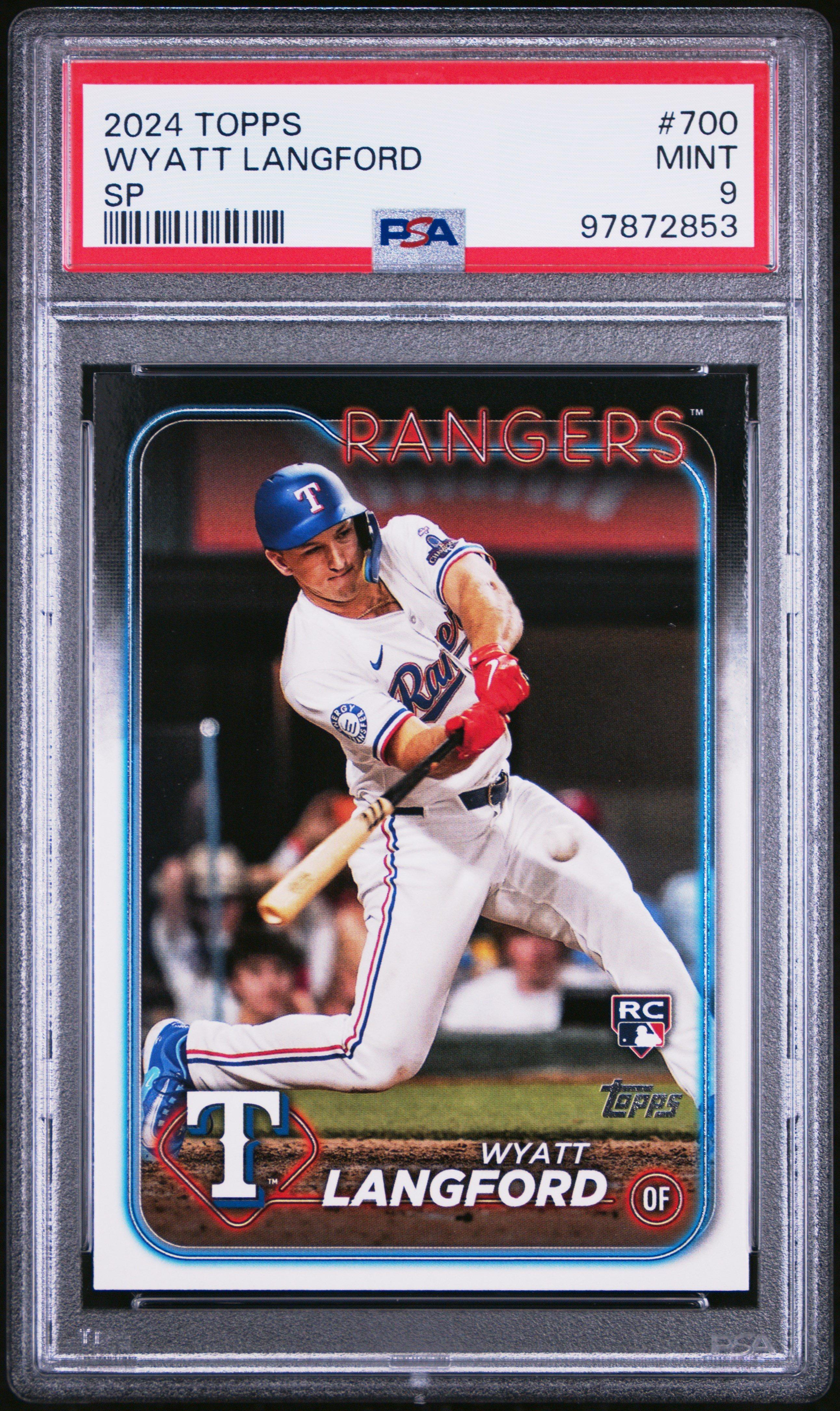 2024 Topps 700 Wyatt Langford Sp PSA 9