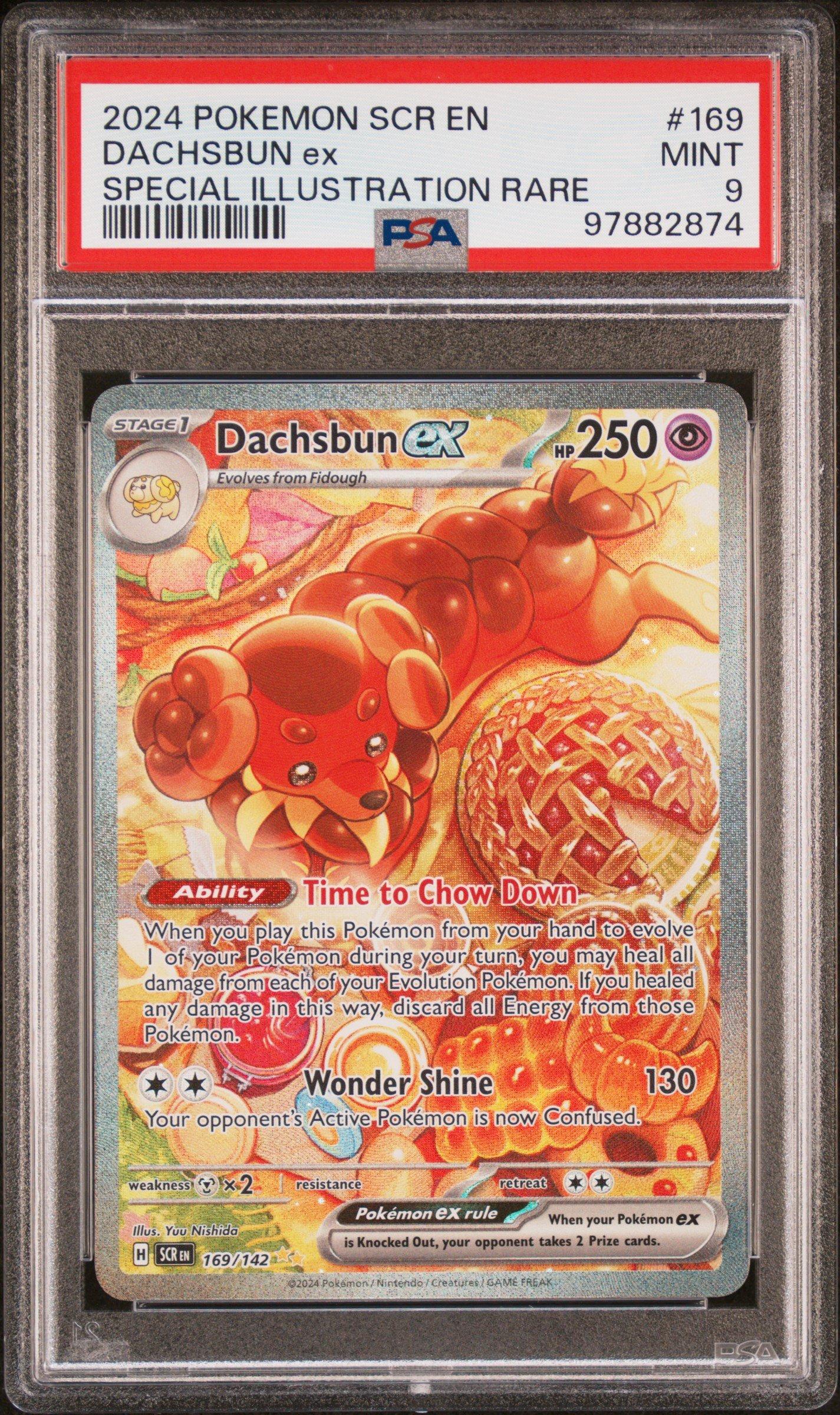 2024 Pokemon Scr En-stellar Crown 169 Dachsbun Ex Special