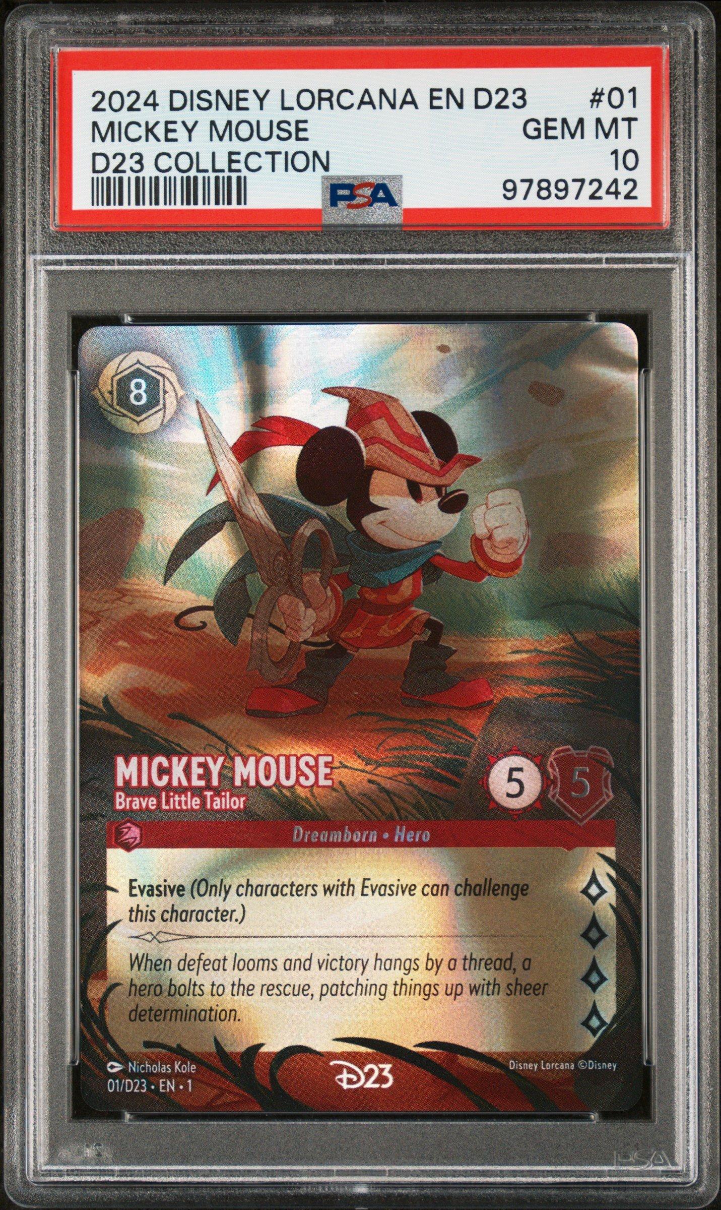 2024 Disney Lorcana En D23d23 Expo Promo 01 Mickey Mouse Brave