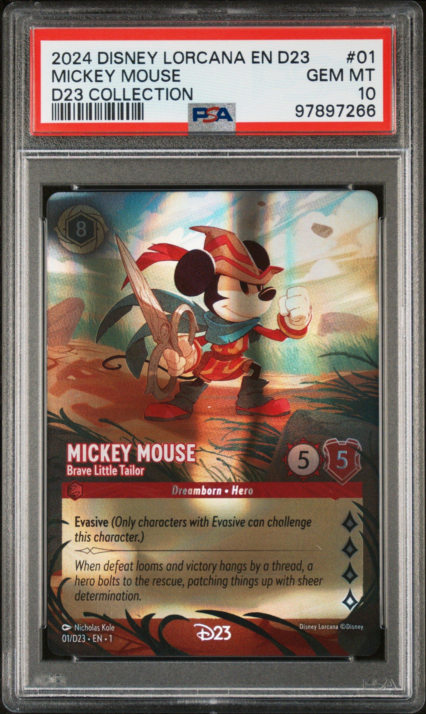 2024 Disney Lorcana En D23d23 Expo Promo 01 Mickey Mouse Brave