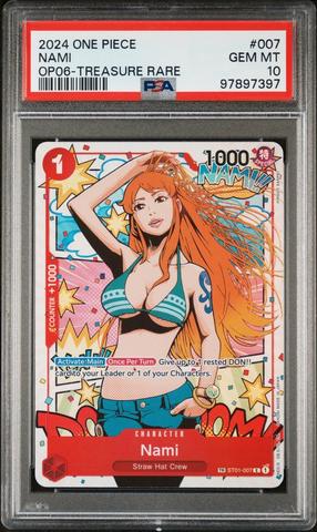 2024 One Piece Op06-wings Of The Captain 007 Nami Treasure