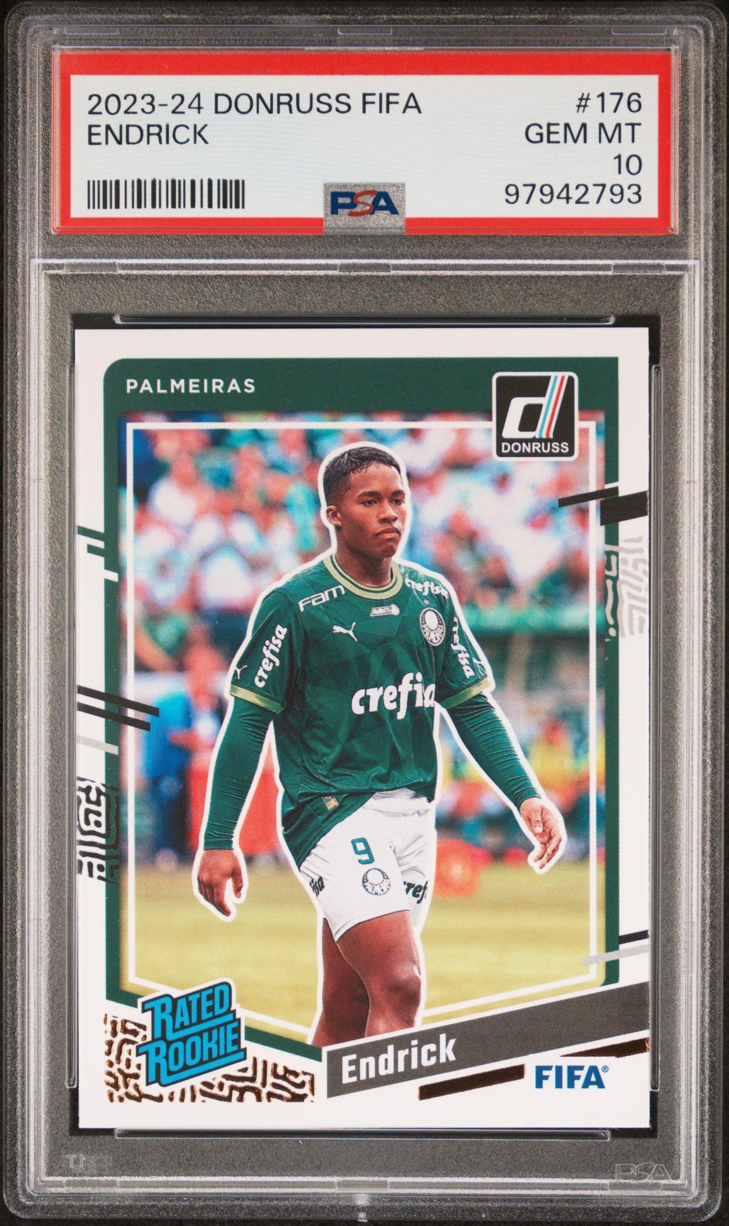 2023-24 Panini Donruss Fifa 176 Endrick PSA 10