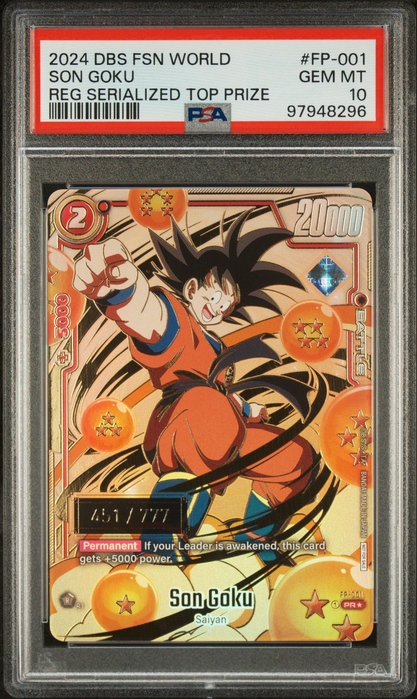 2024 Dragon Ball Super Card Game Fusion World Regionals Serialized