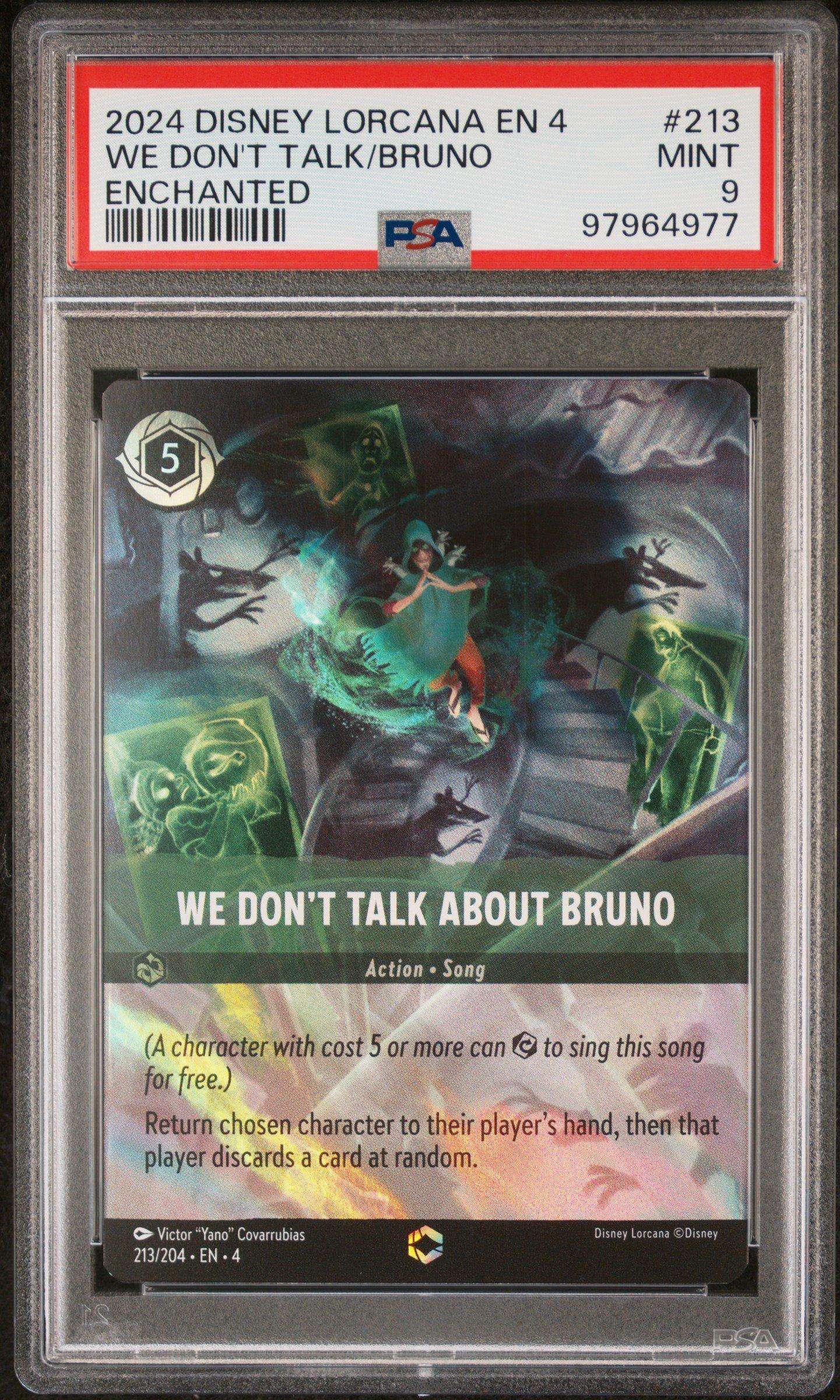 lorcana bruno card Bruno Madrigal - Undetected Uncle - D23 Expo 2024 Collector's Set main image 1