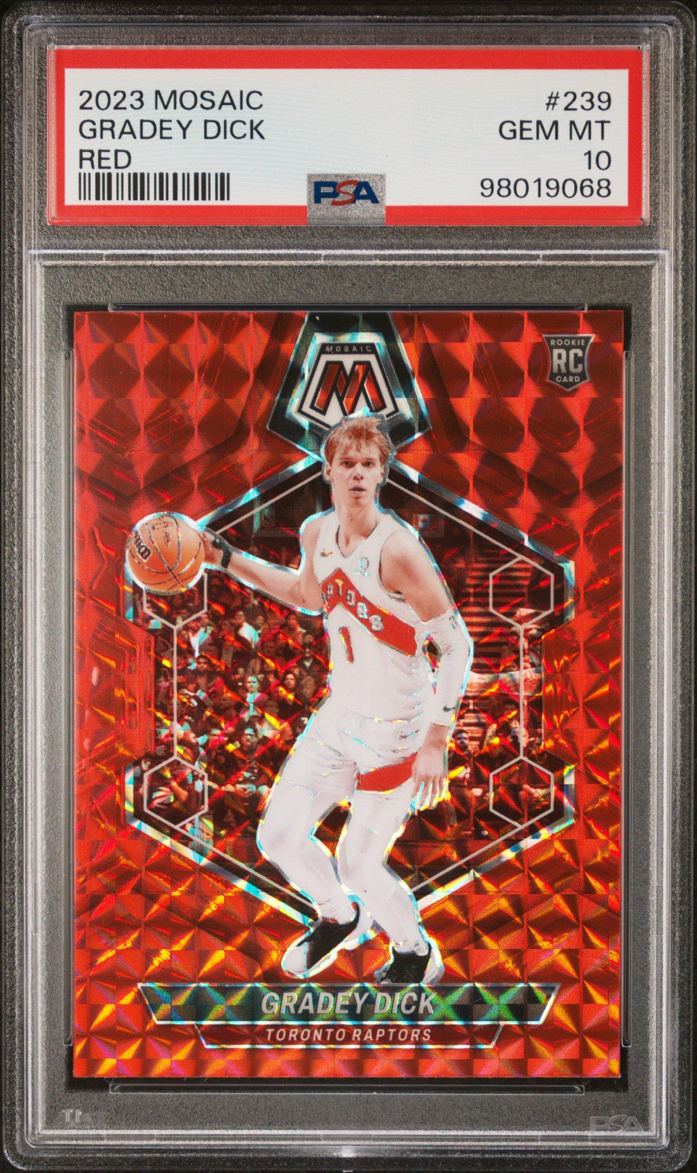 2023 Panini Mosaic 239 Gradey Dick Red PSA 10 Graded Card | GameStop