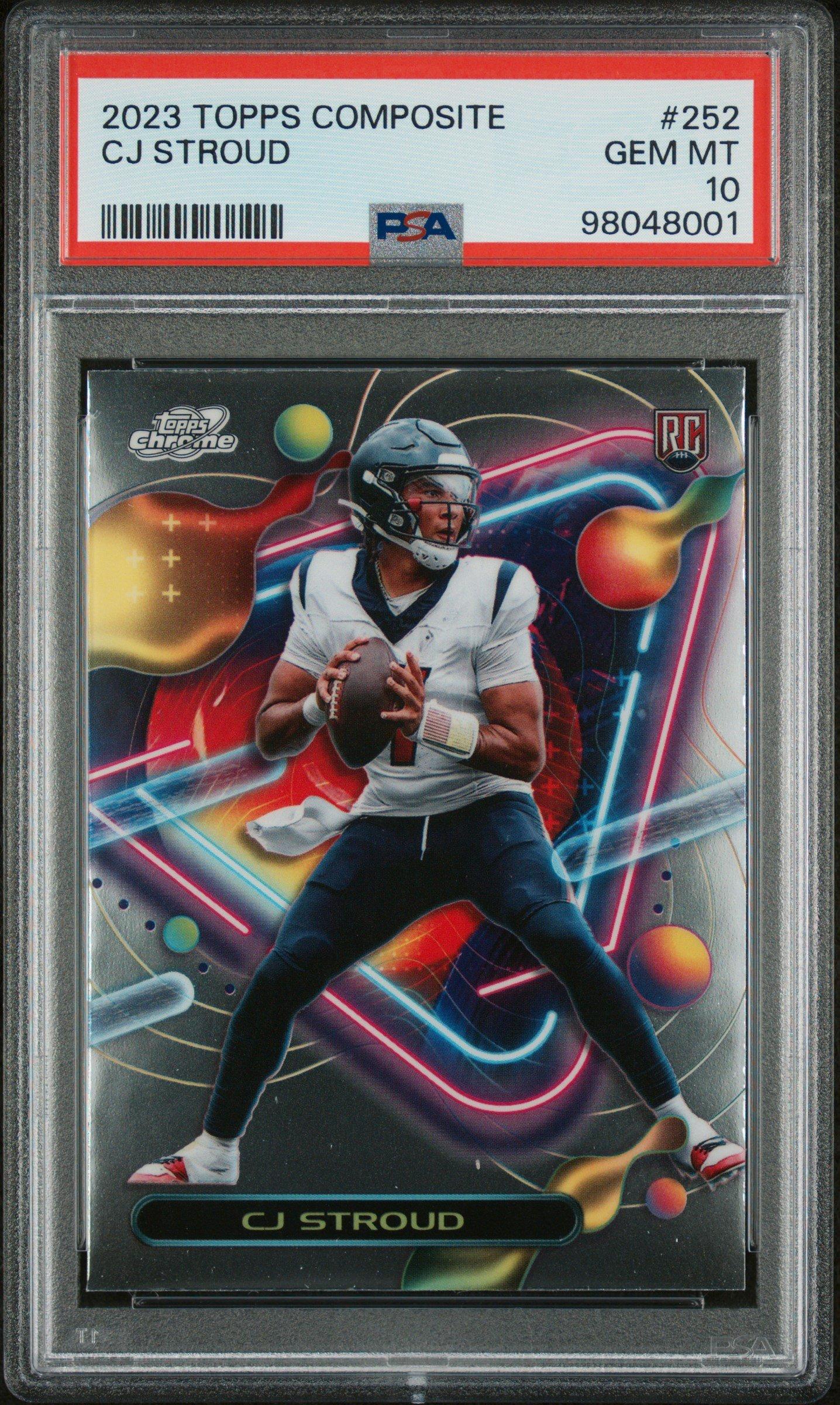 2023 Topps Composite 252 Cj Stroud PSA 10