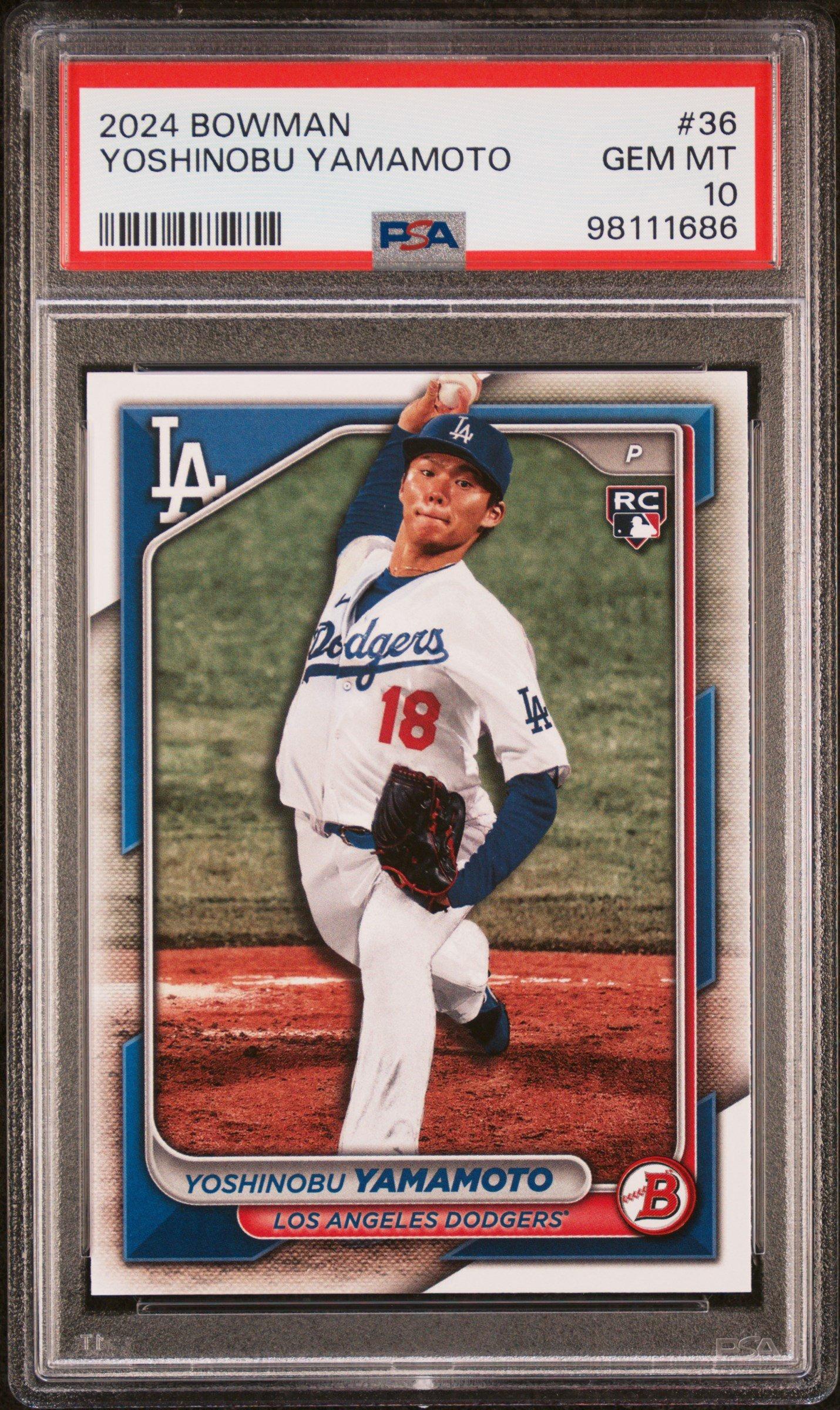 2024 Bowman 36 Yoshinobu Yamamoto PSA 10 | GameStop