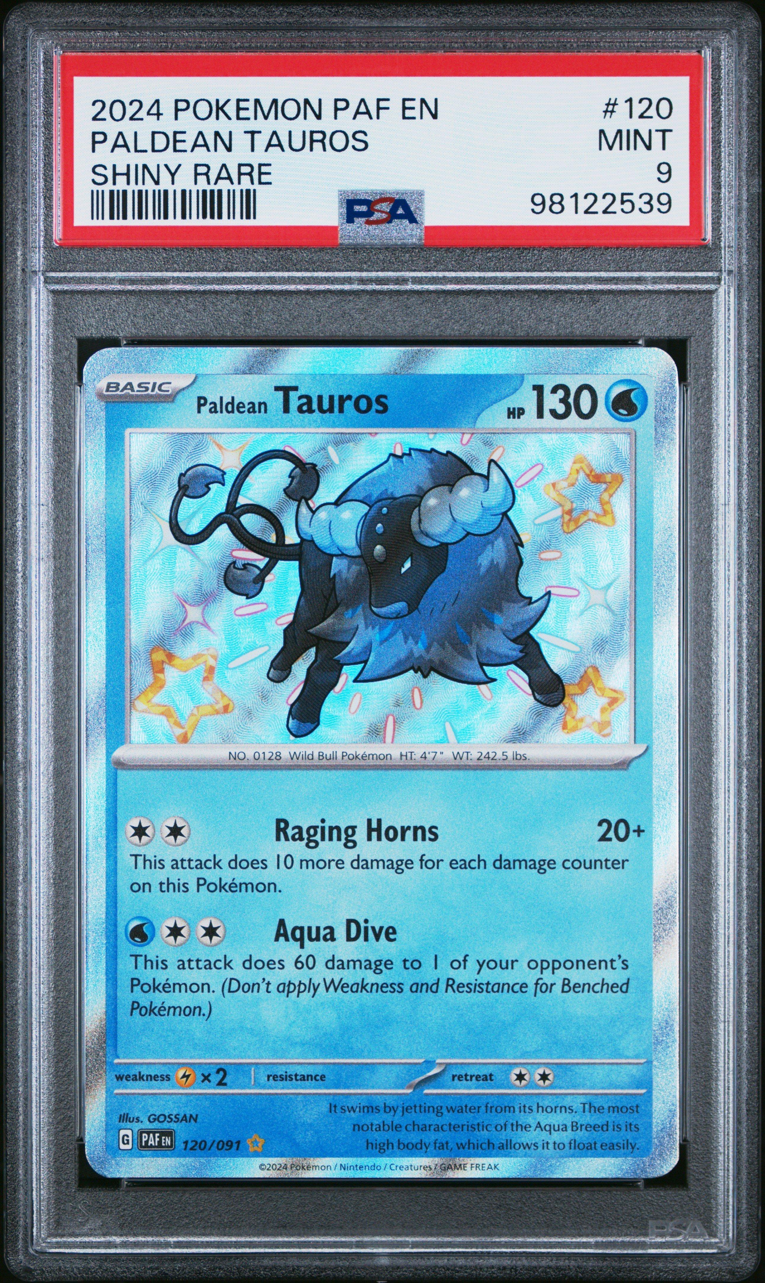 paldean tauros pokemon card value Scarlet & Violet Destined Rivals