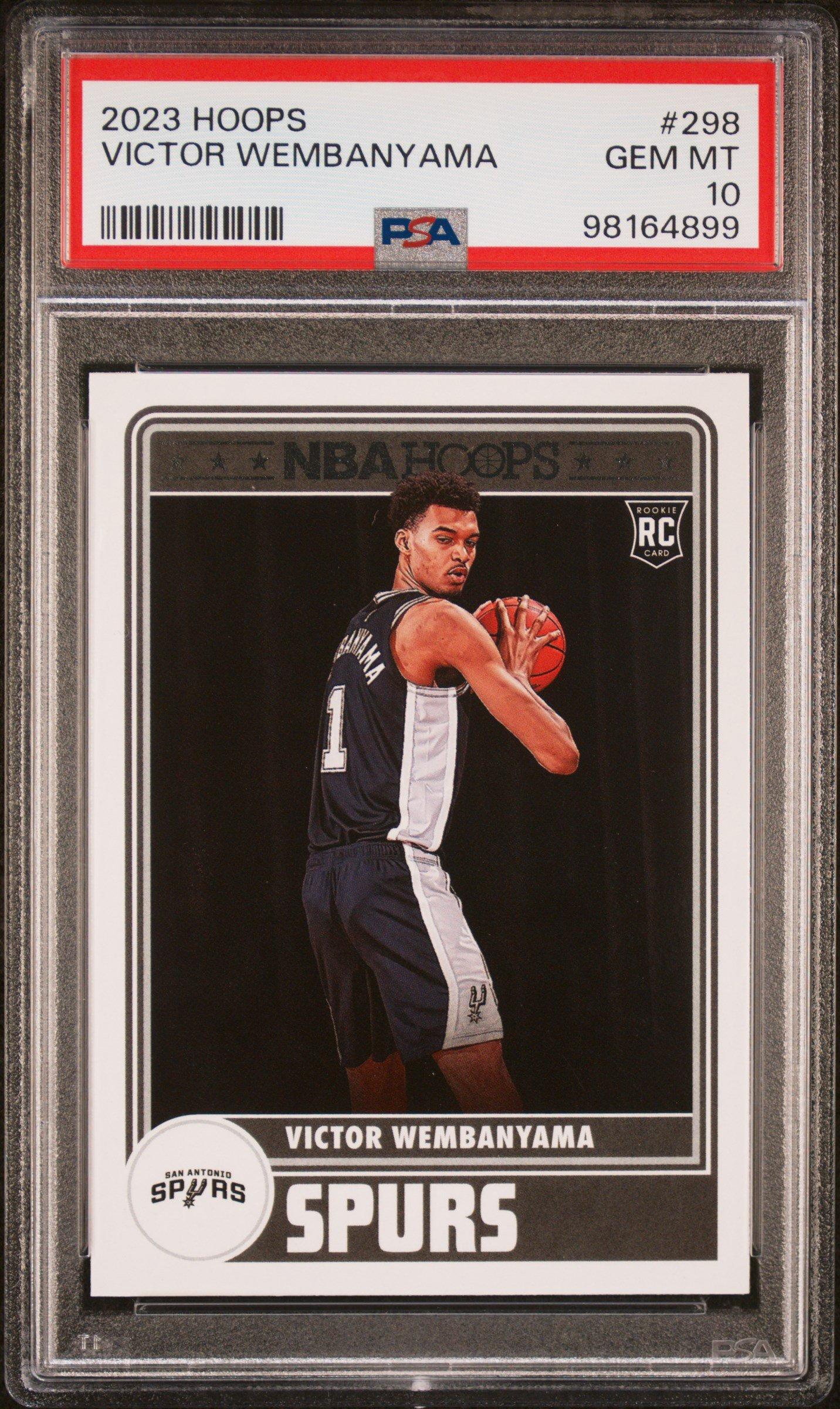 victor wembanyama graded cards Victor Wembanyama 2023 Panini Instant #60 1 of 6522 Rookie Card PGI 10 —  Rookie Cards