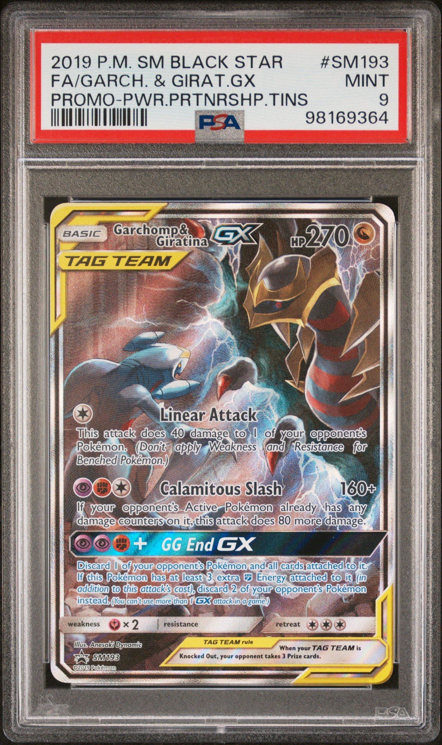 2019 Pokemon Sm Black Star Promo Sm193 Full Art/garchomp