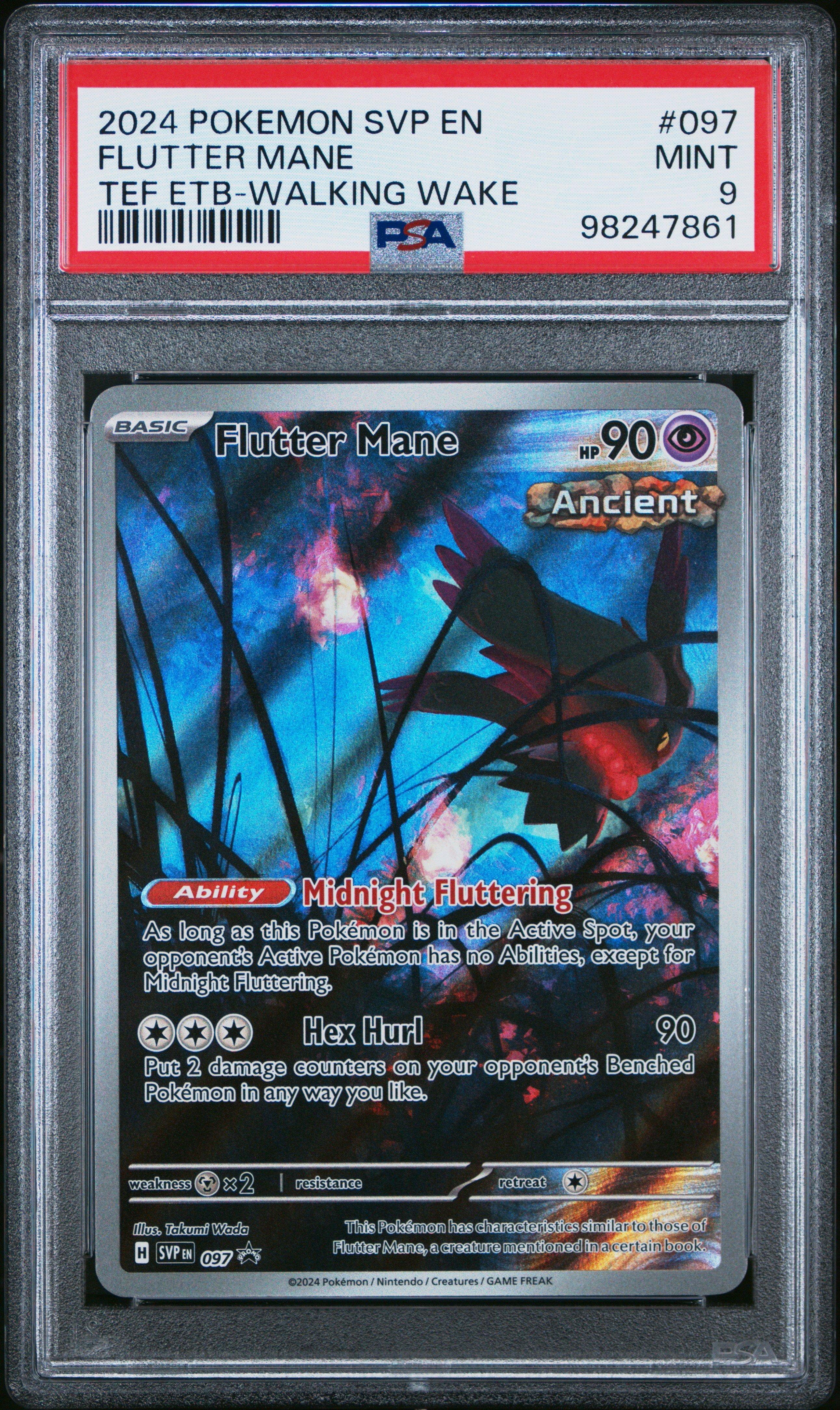 2024 Pokemon Svp En-sv Black Star Promo 097 Flutter Mane Temporal