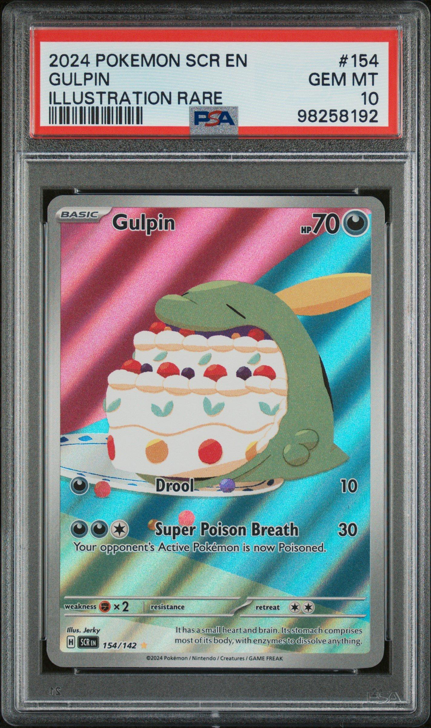 gulpin pokemon card 112/102 AR Gulpin main image 1